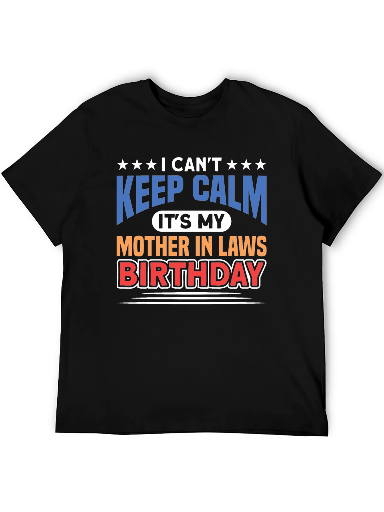 Black Funny Mother-in-Law Birthday T-Shirt view 5