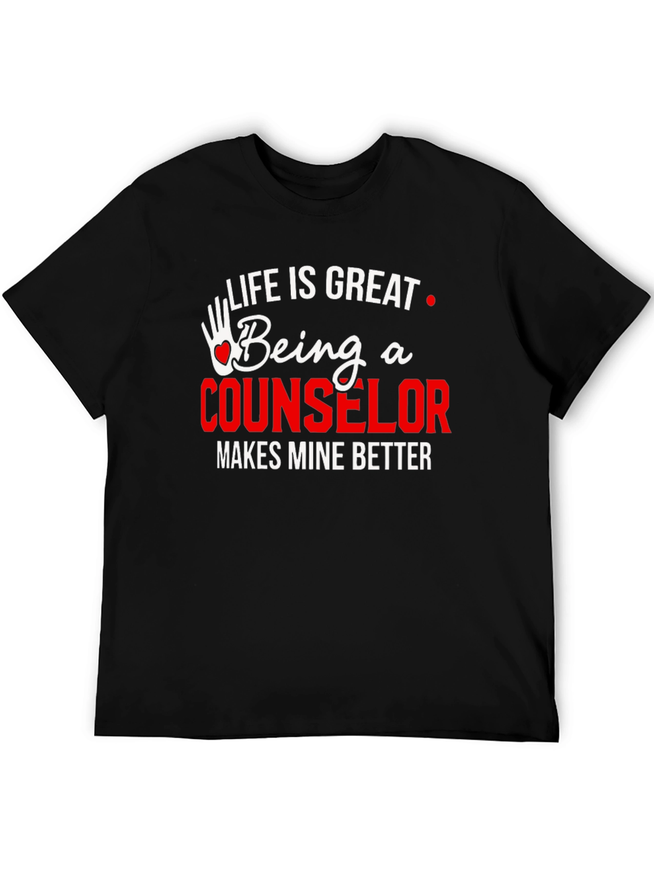 Black Life is Great Counselor T-Shirt view 5