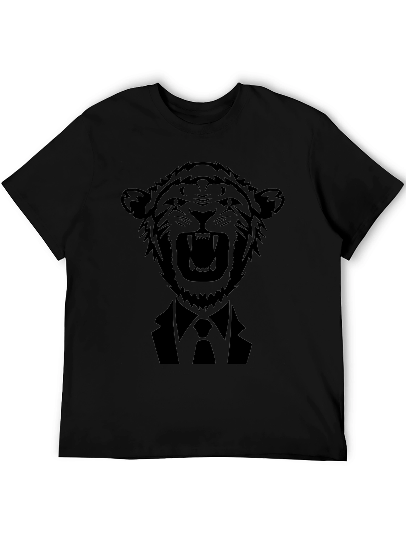 Black Tiger Suit Graphic Tee - Bold Style view 5