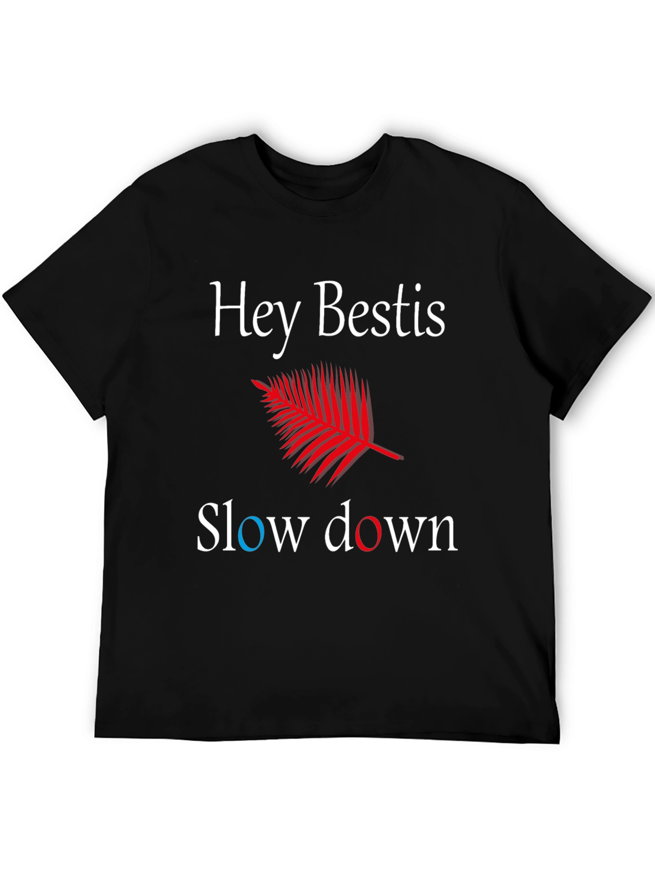 Black Hey Bestis Slow Down T-Shirt view 5
