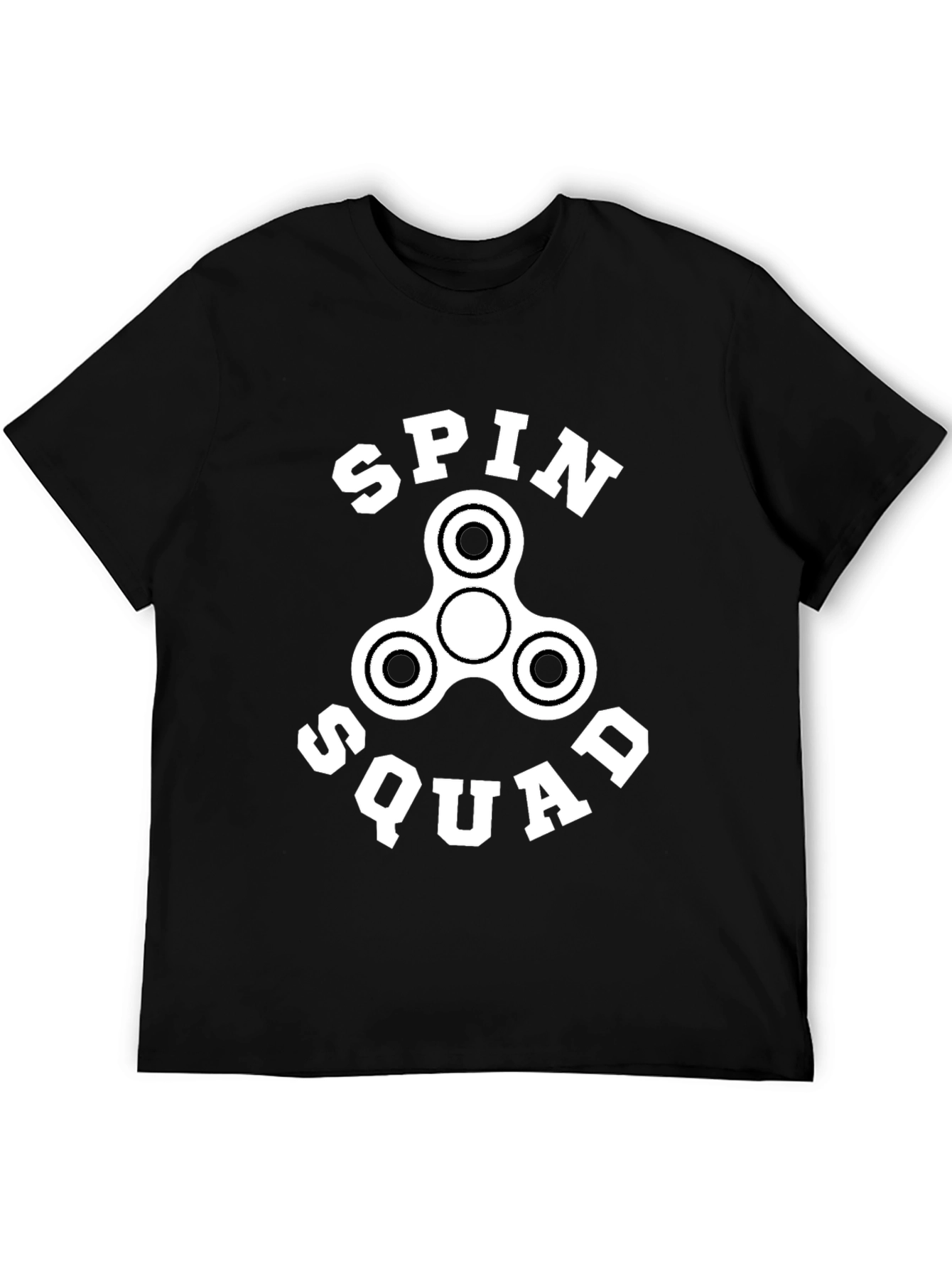Spin Squad Graphic Tee - Black Cotton T-Shirt - 5