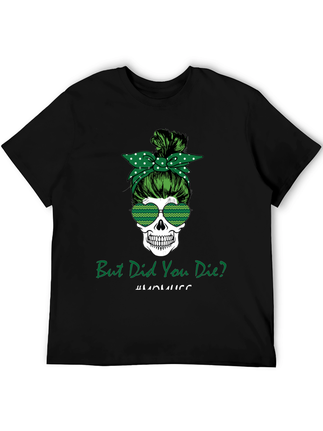 Black But Did You Die? Skull T-Shirt view 5