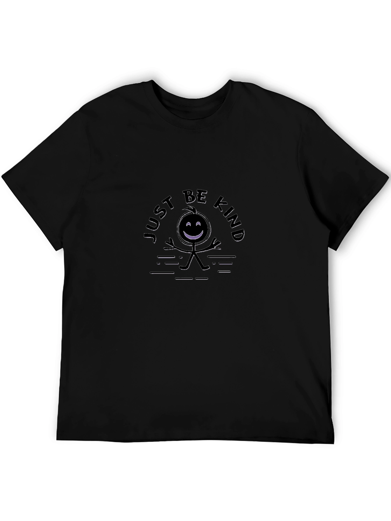 Black Just Be Kind Graphic T-Shirt - Black view 5