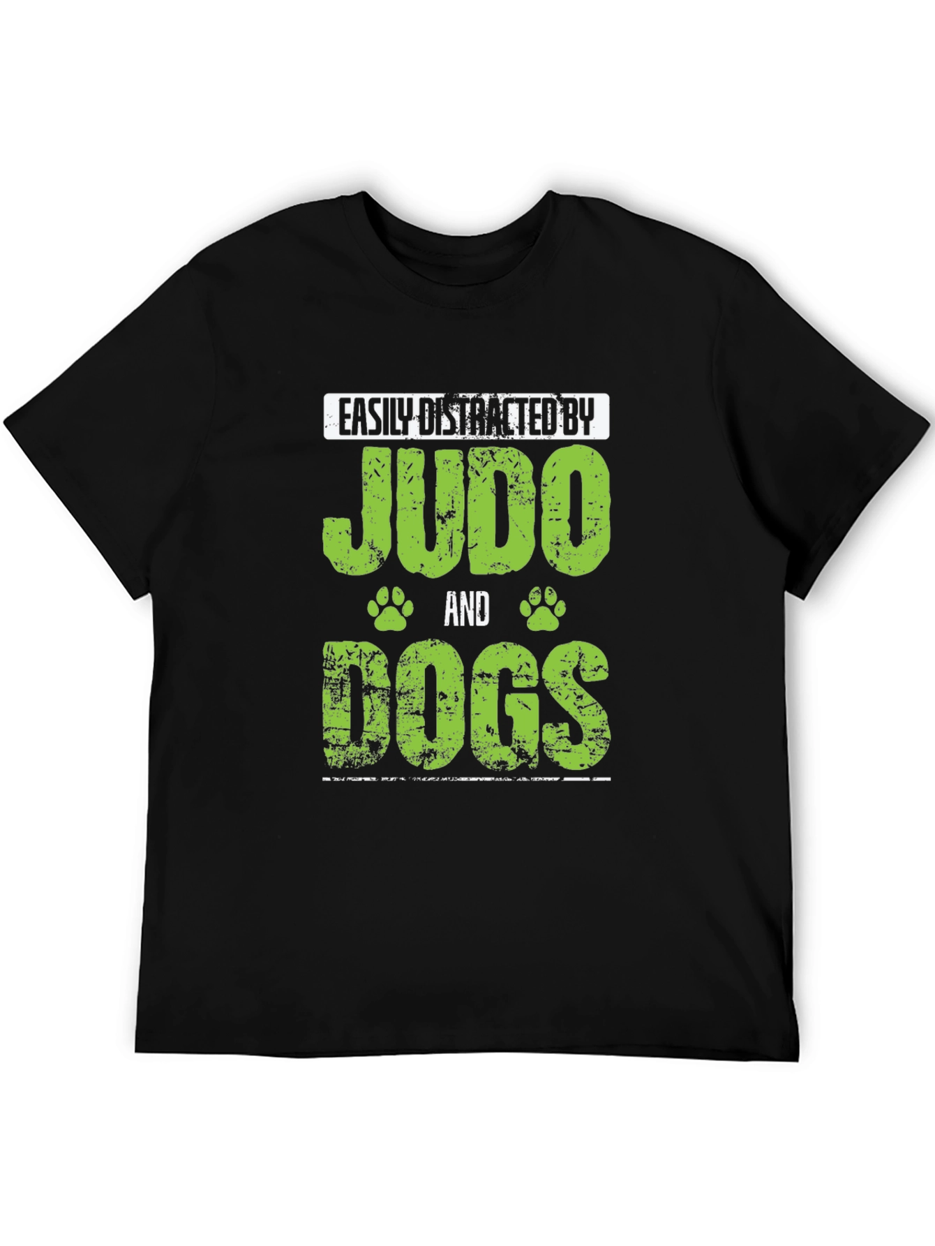 Black Judo and Dogs T-Shirt view 5