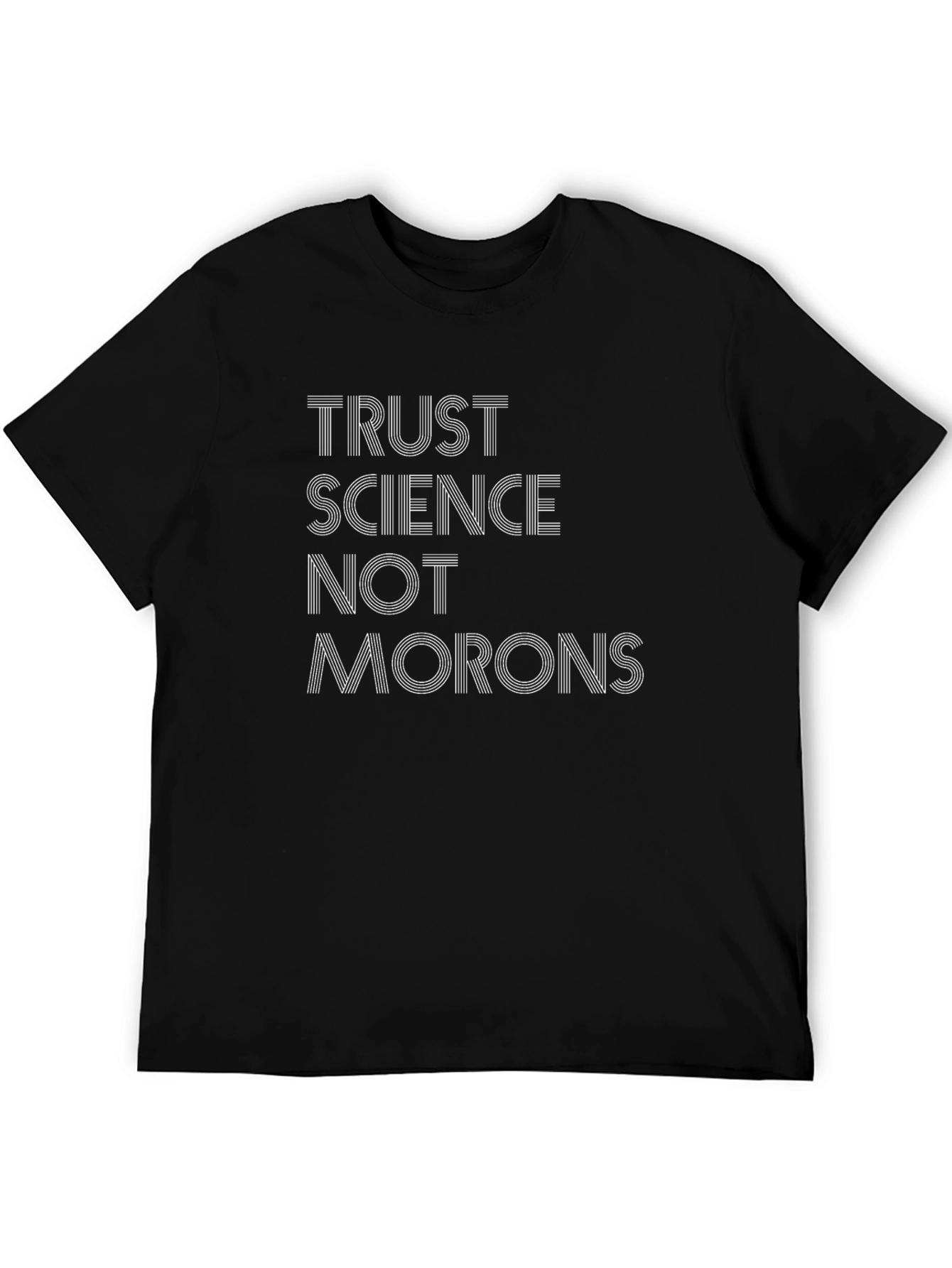 Black Trust Science Tee - Black Graphic T-Shirt view 5
