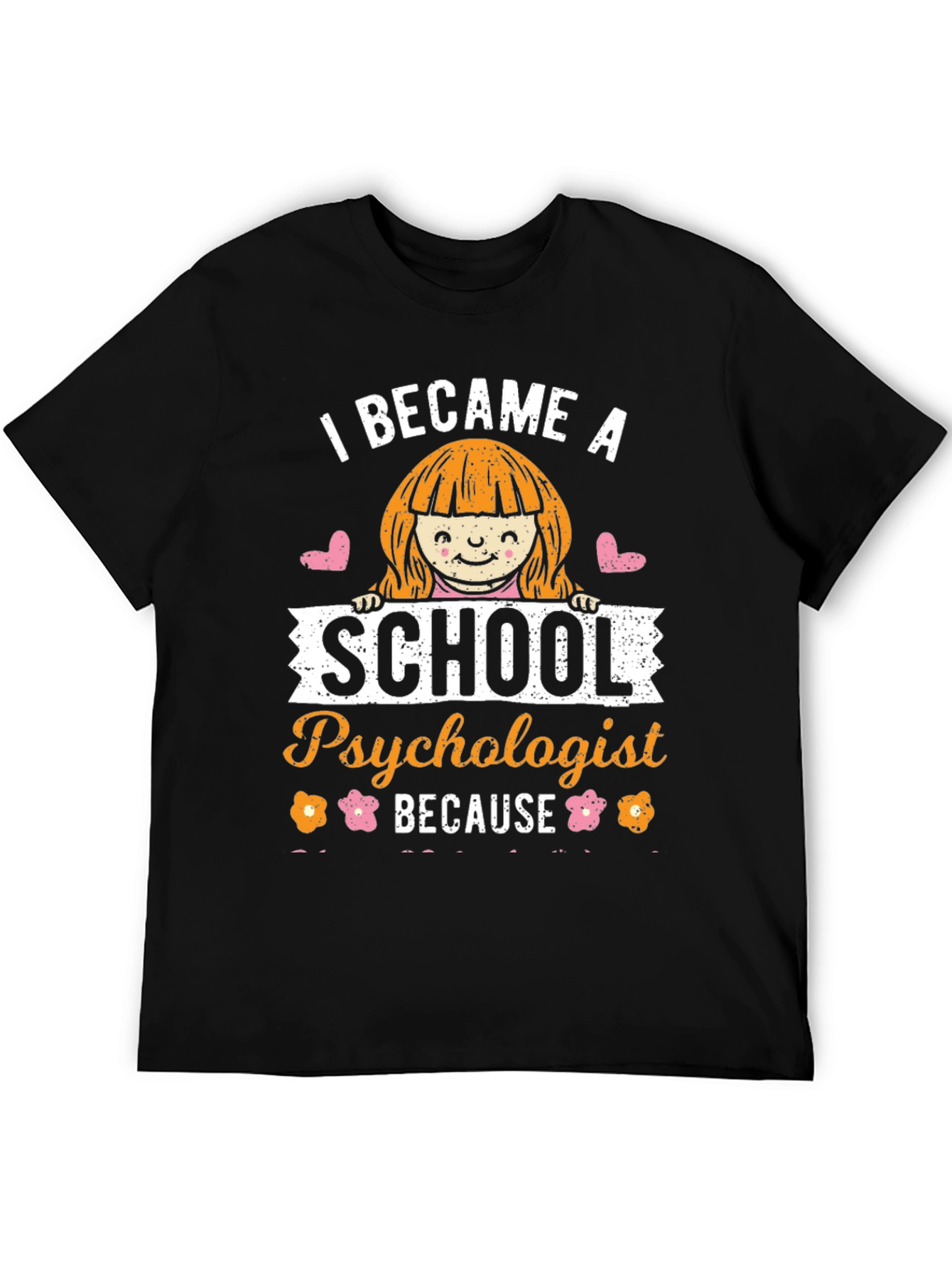 Black School Psychologist T-Shirt: Fun & Unique view 5