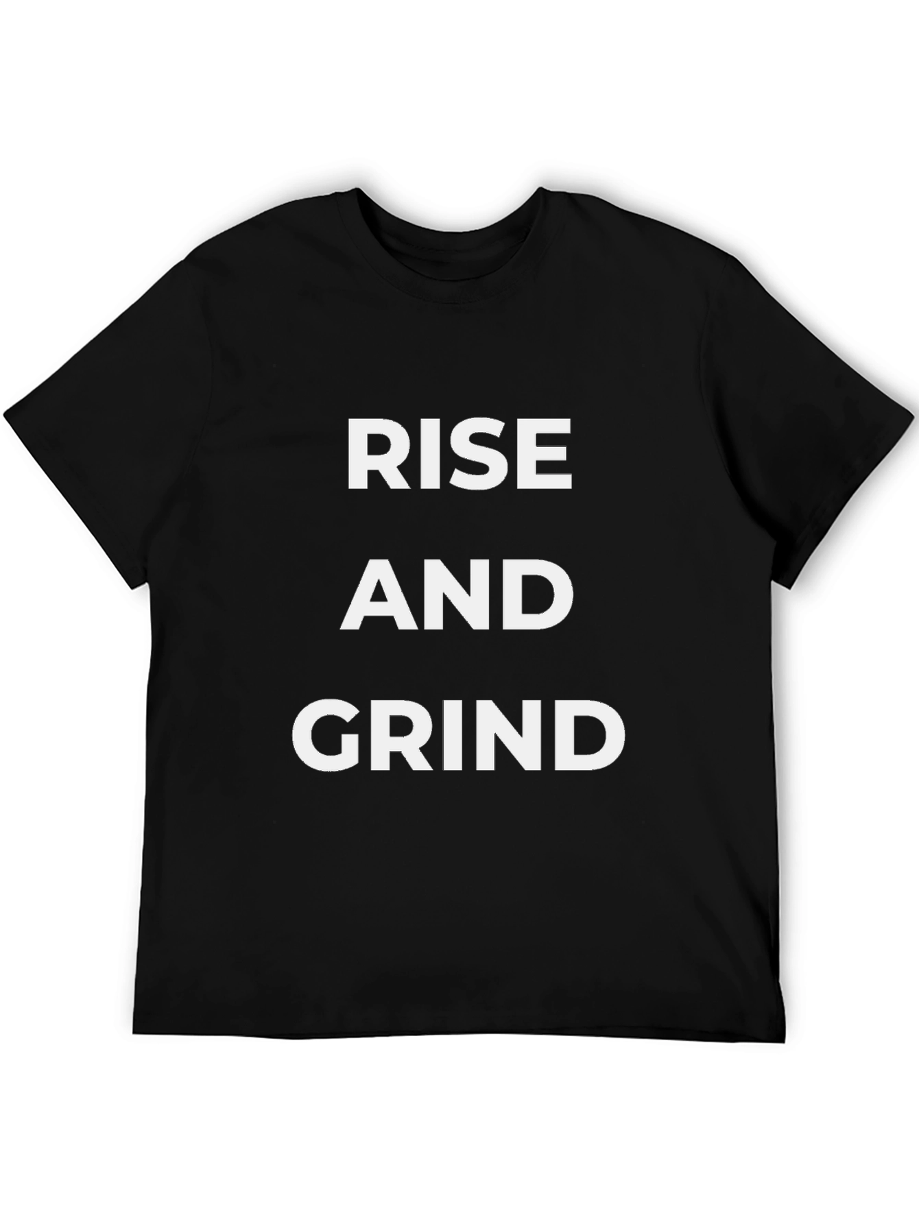 Black Rise and Grind Black T-Shirt view 5