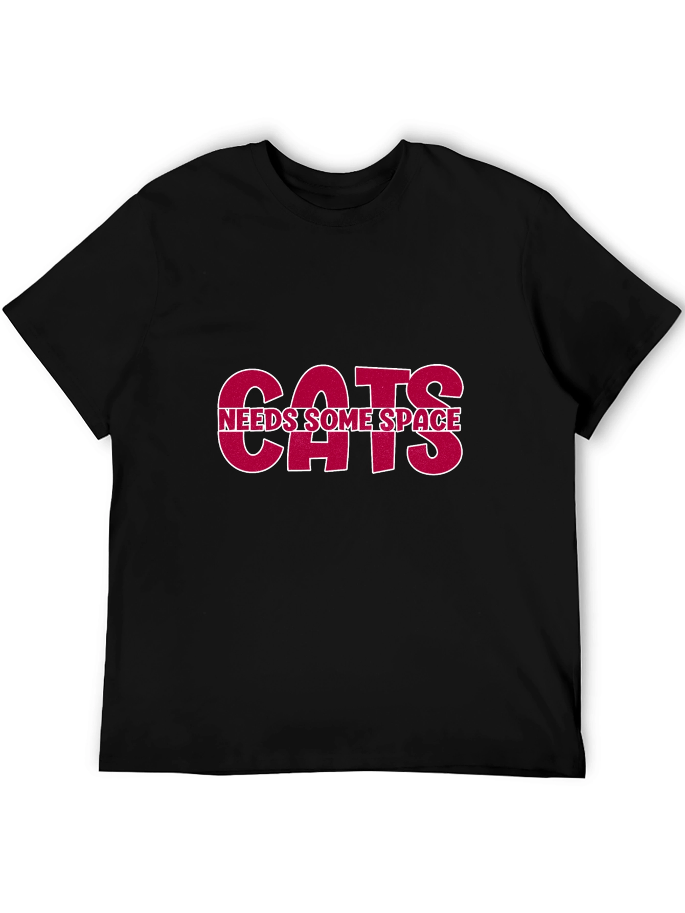 Black Cats Need Some Space T-Shirt view 5