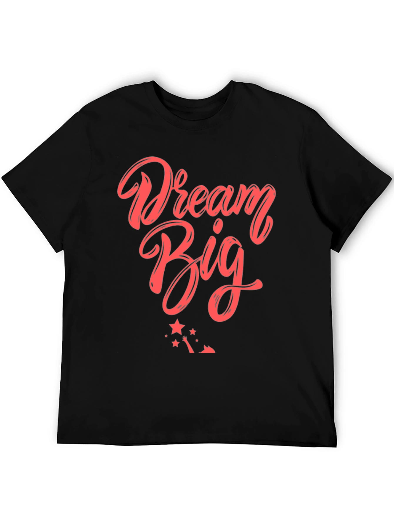 Black Dream Big Graphic Tee - Black T-Shirt view 5
