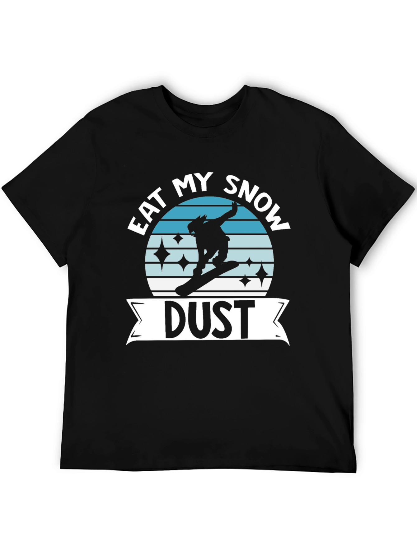 Black Eat My Snow Dust Graphic Tee view 5