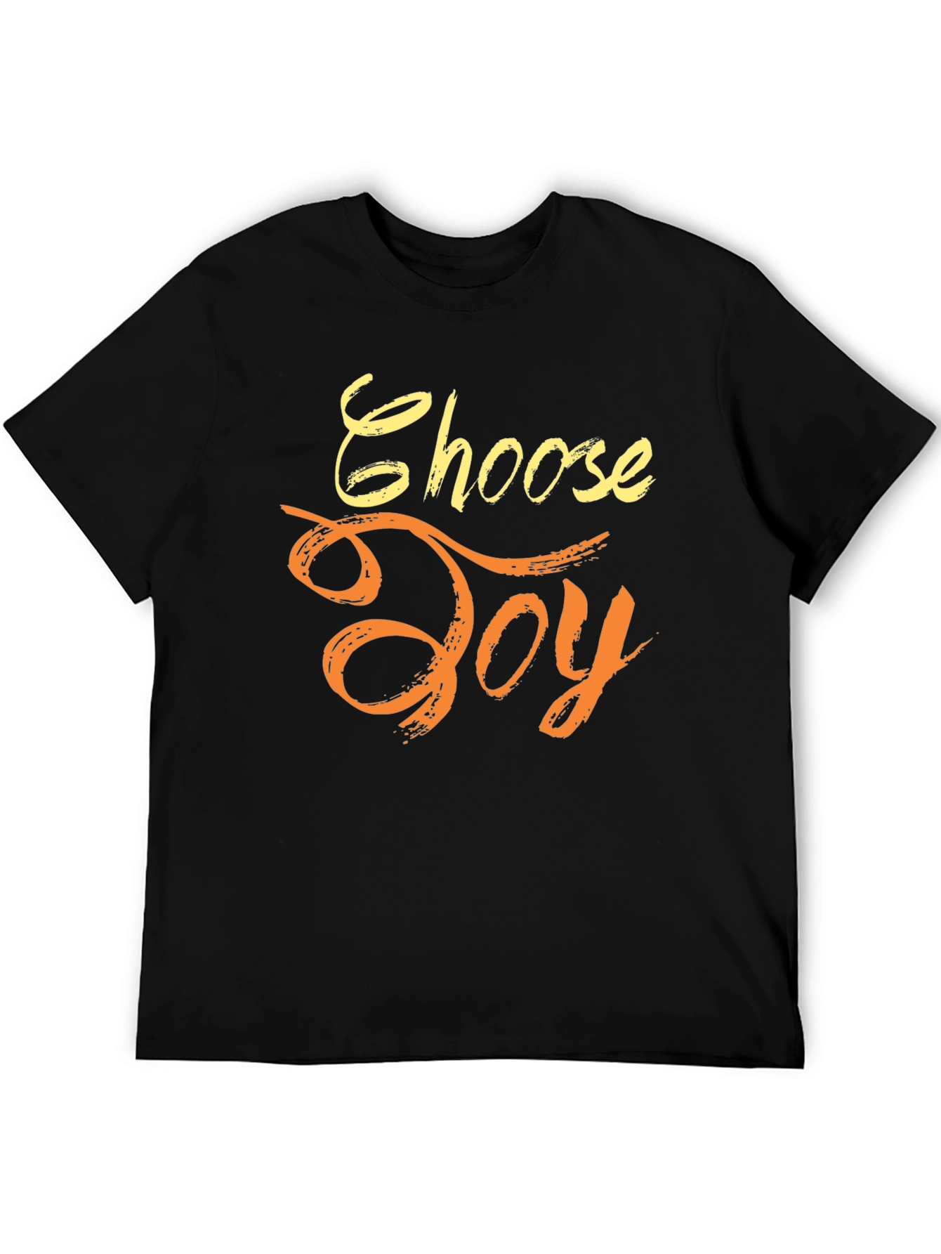 Black Choose Joy Graphic T-Shirt view 5