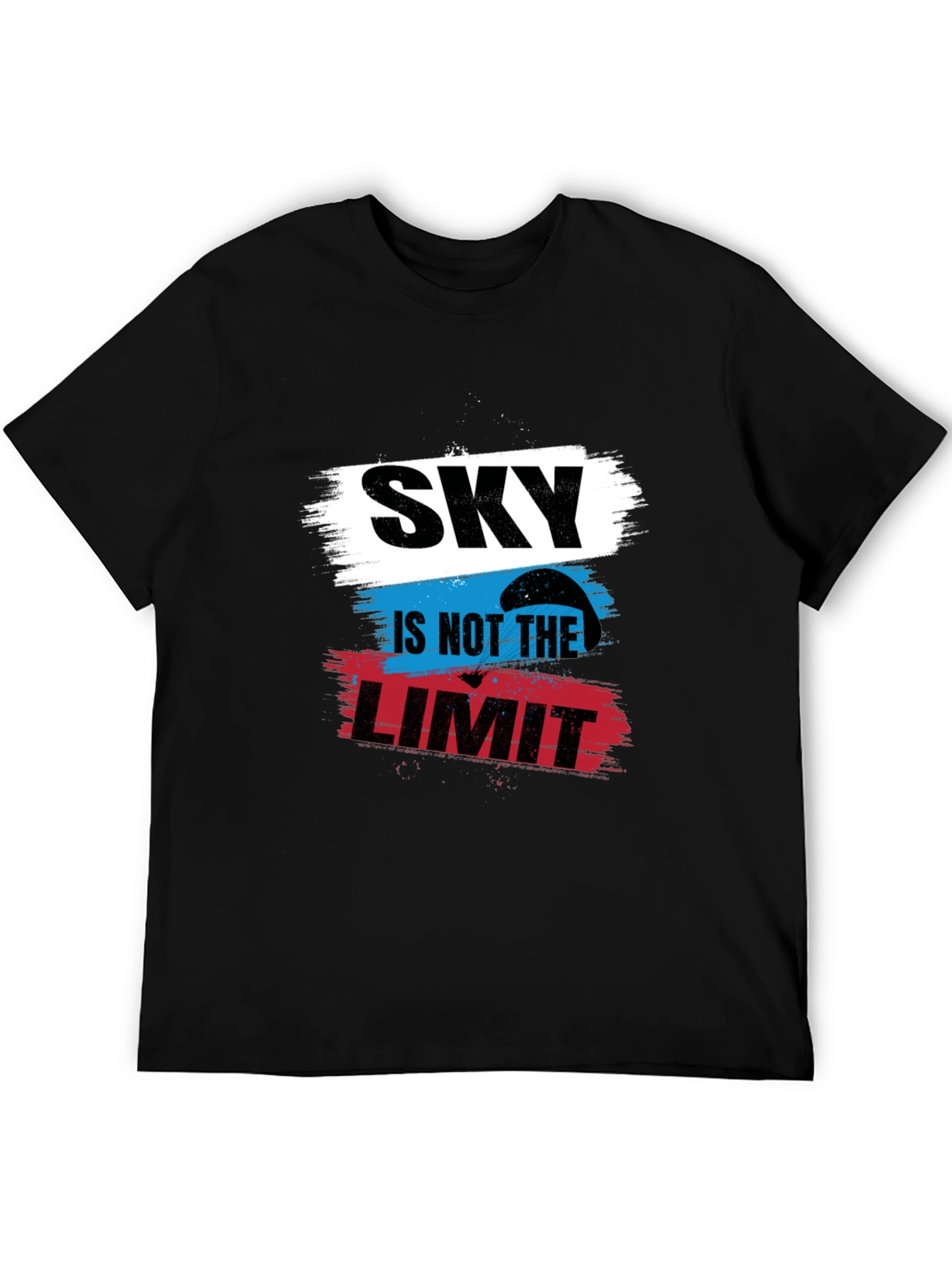 Black Sky Is Not The Limit Black T-Shirt view 5