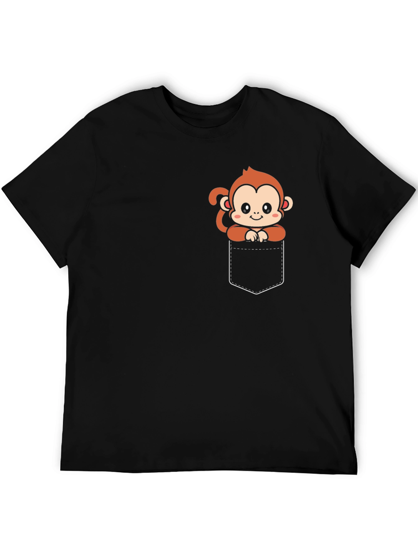 Black Monkey Pocket Graphic Tee view 5