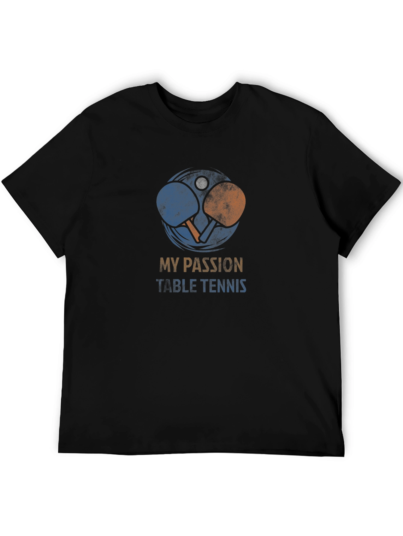 Black My Passion Table Tennis Graphic Tee view 5