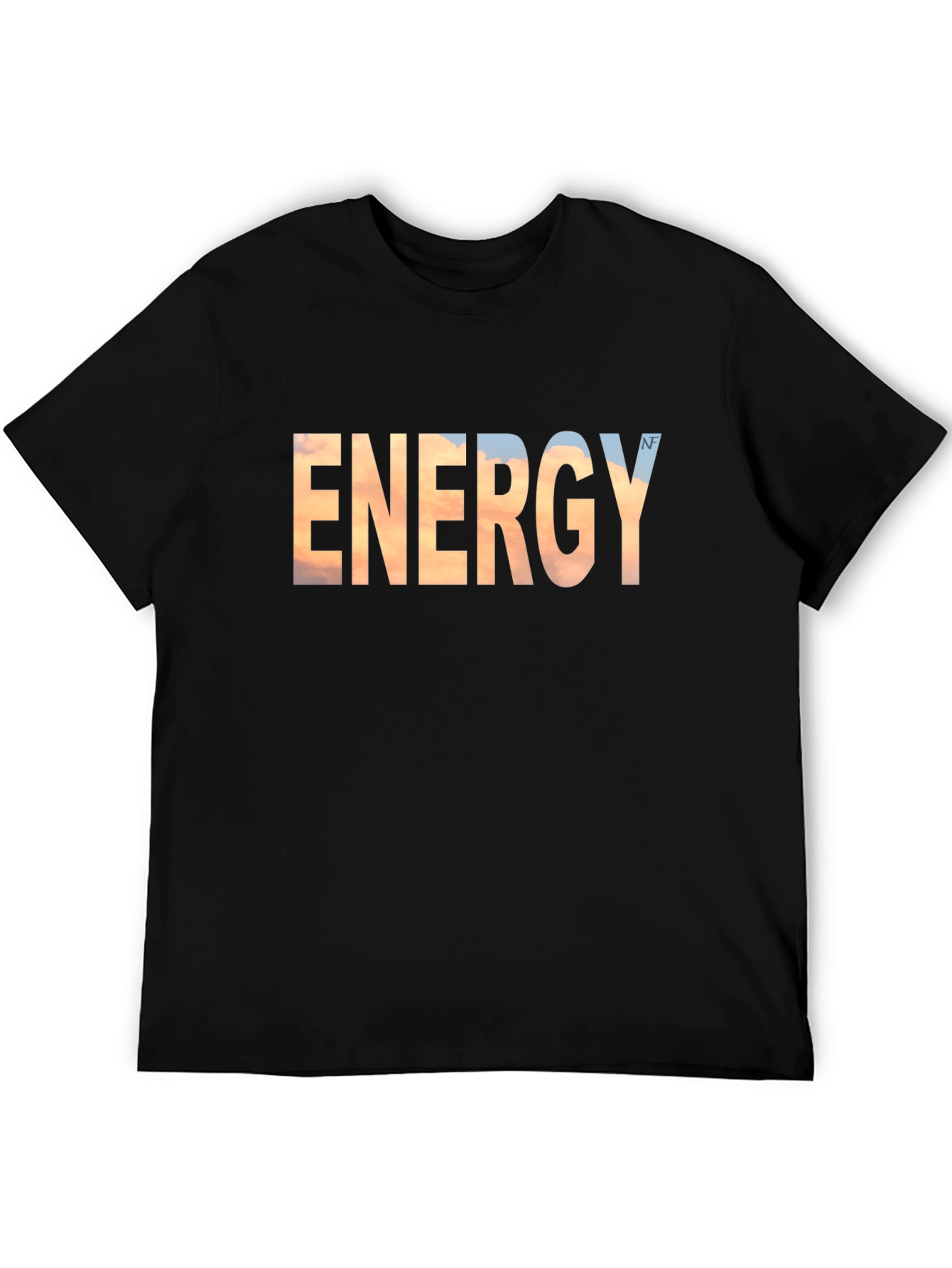 Black Energy T-Shirt - Black Cotton Blend view 5