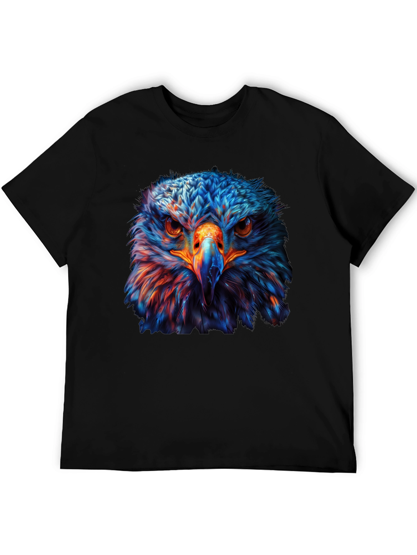 Black Bold Eagle Graphic Tee - Black T-Shirt view 5