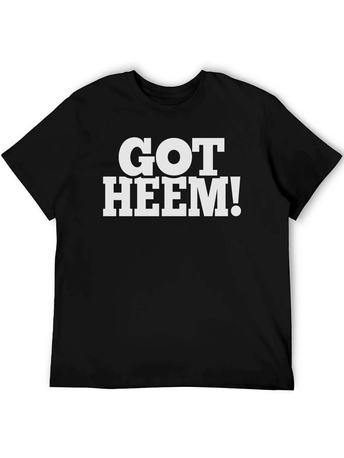 Black Got Heem! Graphic Tee - Trendy Slogan T-Shirt view 5
