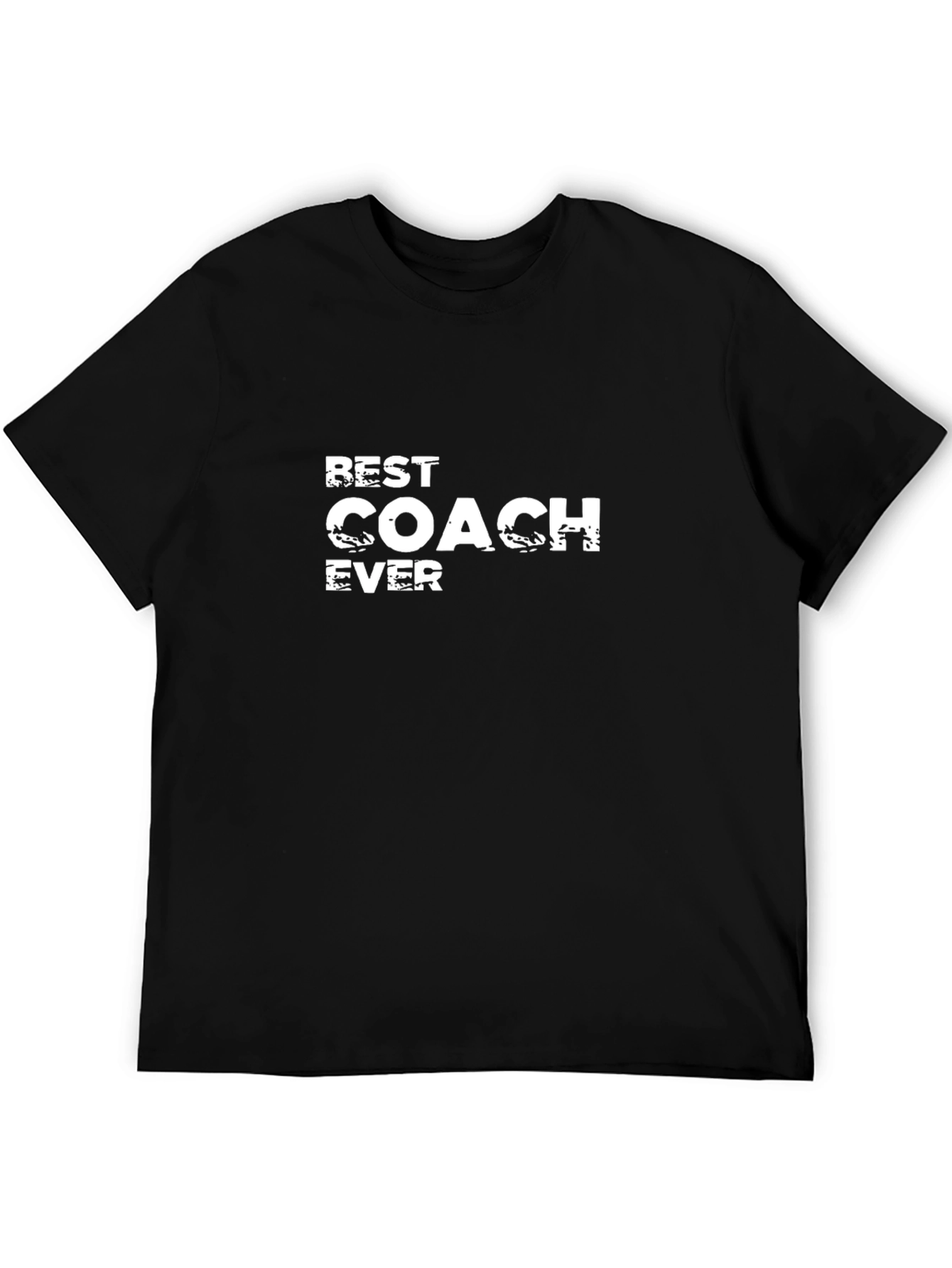 Black Best Coach Ever T-Shirt view 5