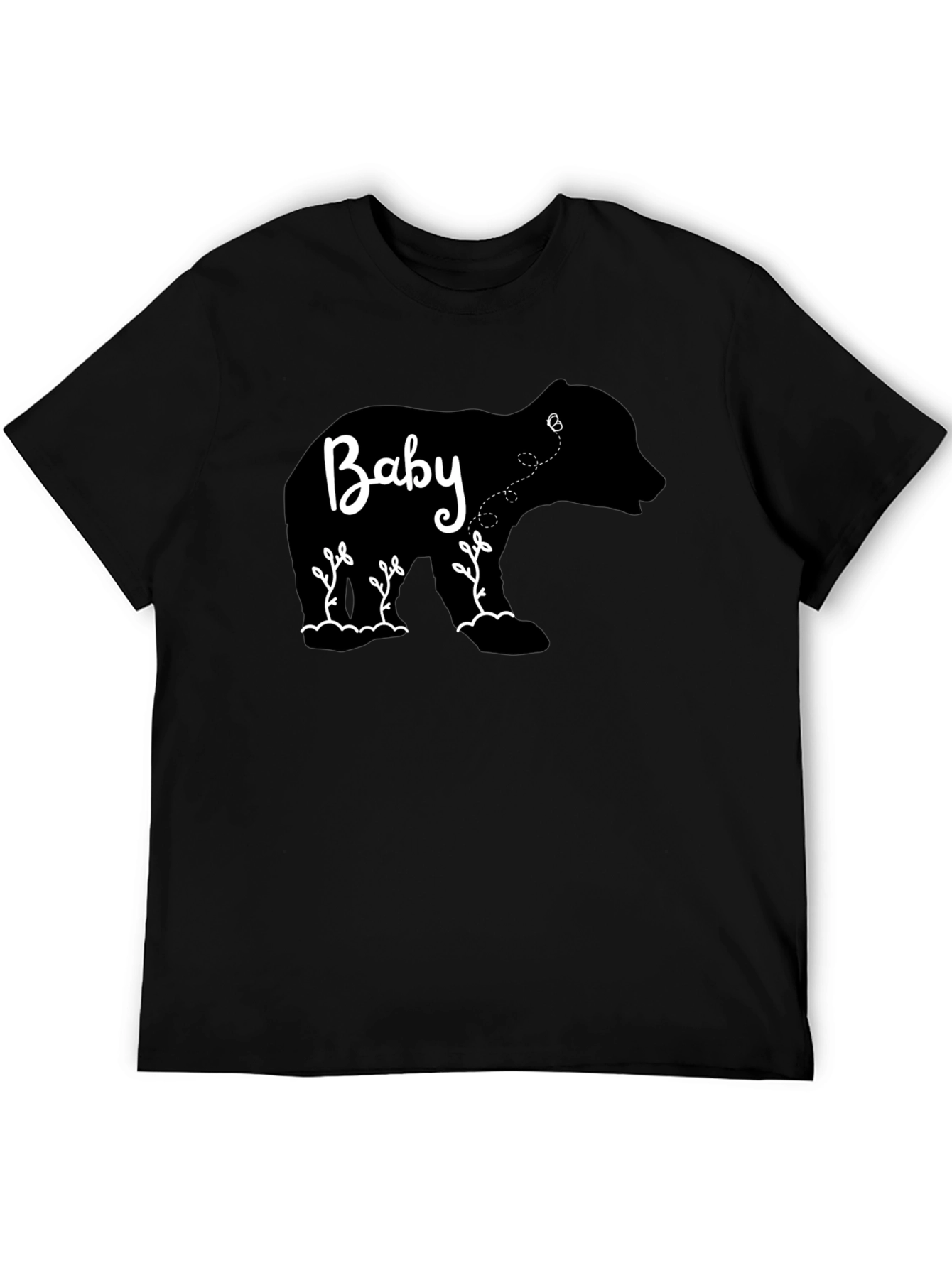 Black Baby Bear Tee - Cute Animal Graphic T-Shirt view 5
