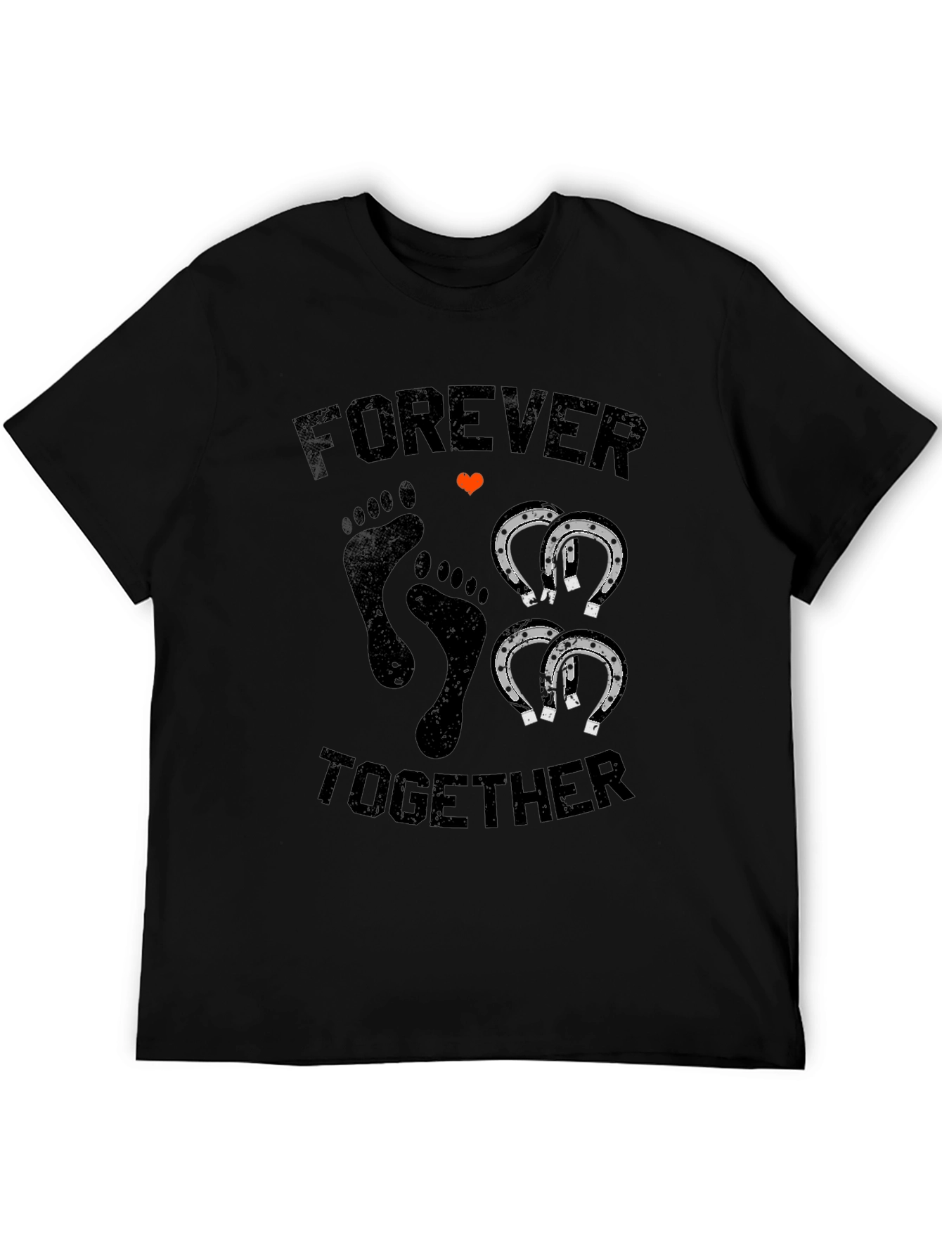 Black Forever Together Graphic Tee view 5