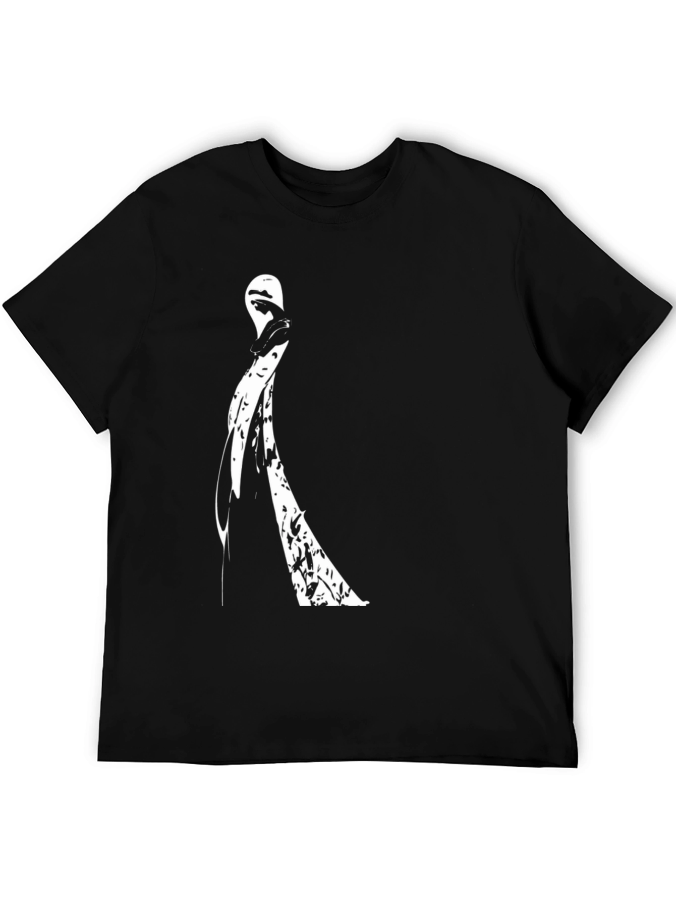 Black Modern Art Black T-Shirt view 5