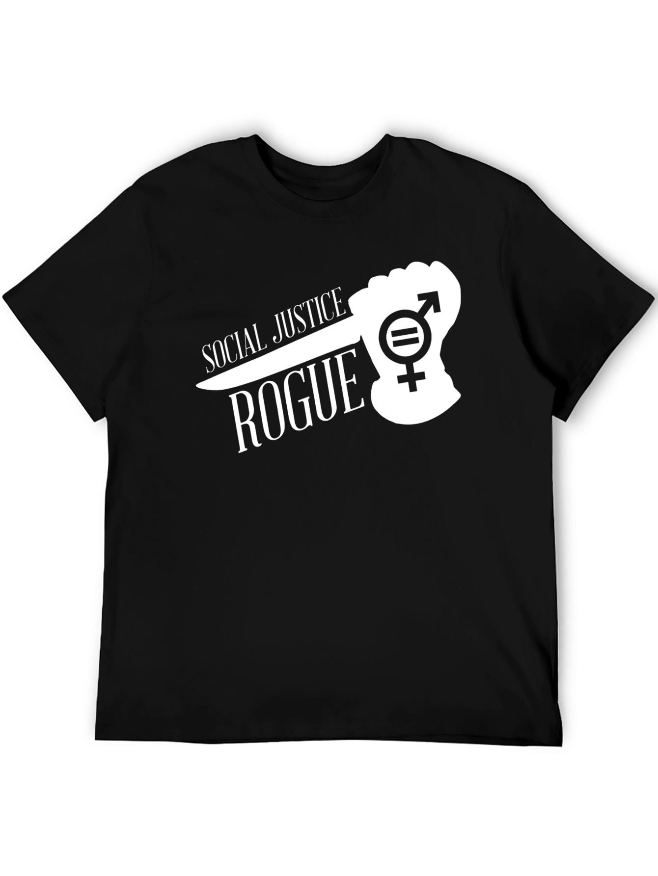 Black Social Justice Rogue T-Shirt Equality Symbol view 5