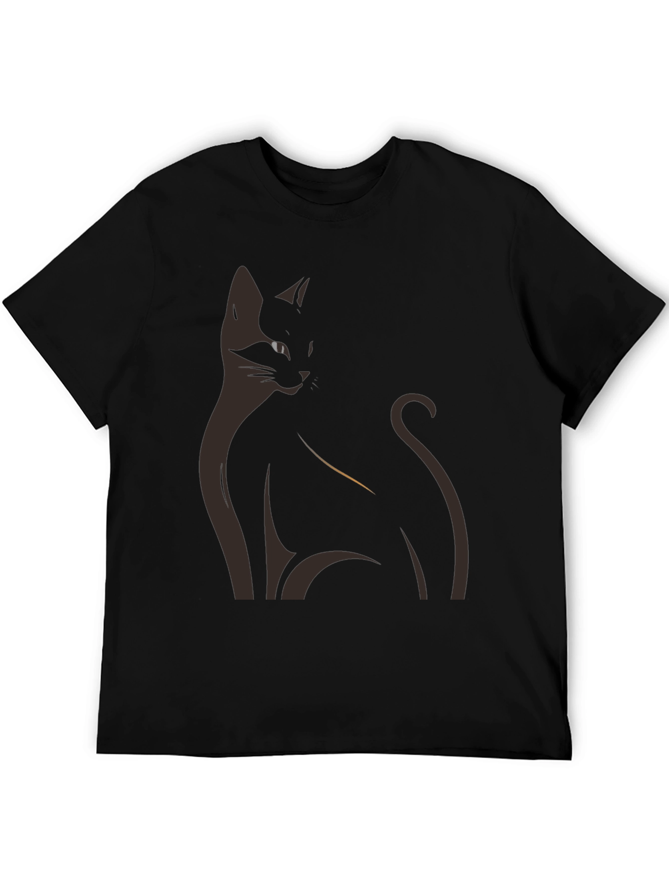 Black Black Cat Graphic T-Shirt - Stylish & Comfortable view 5