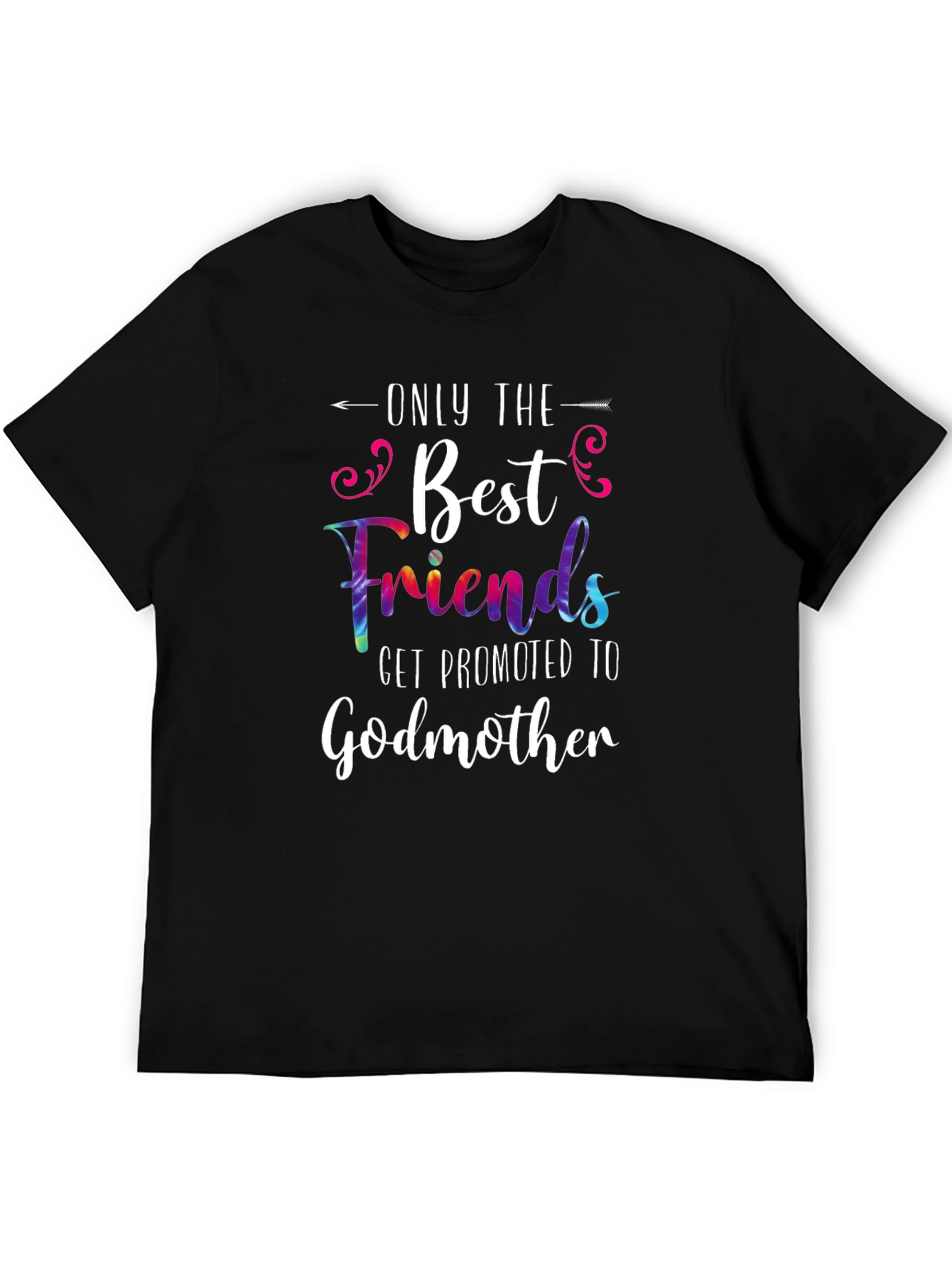 Black Best Friends Godmother Graphic Tee view 5