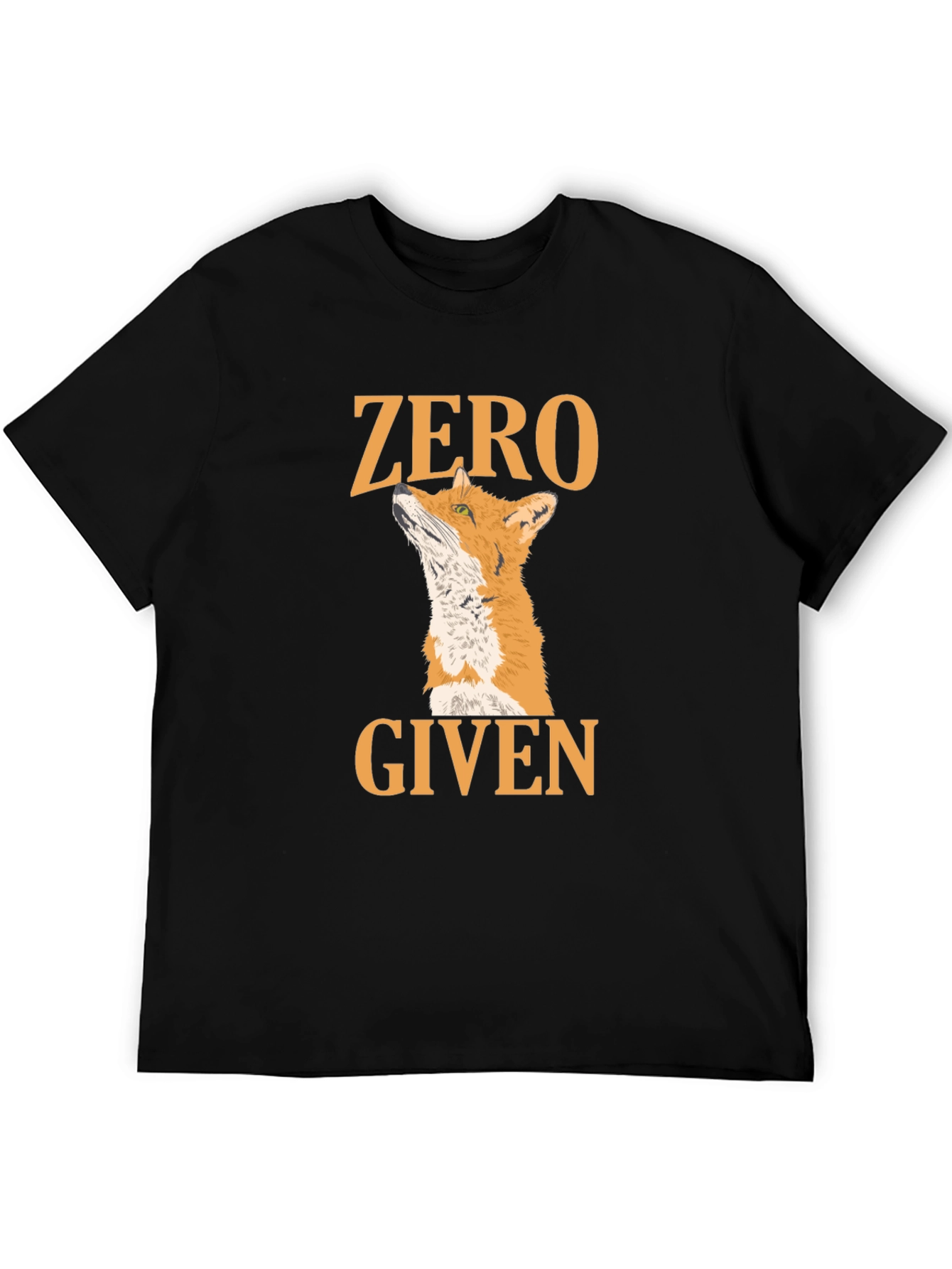Black Zero Fox Given Black T-Shirt view 5