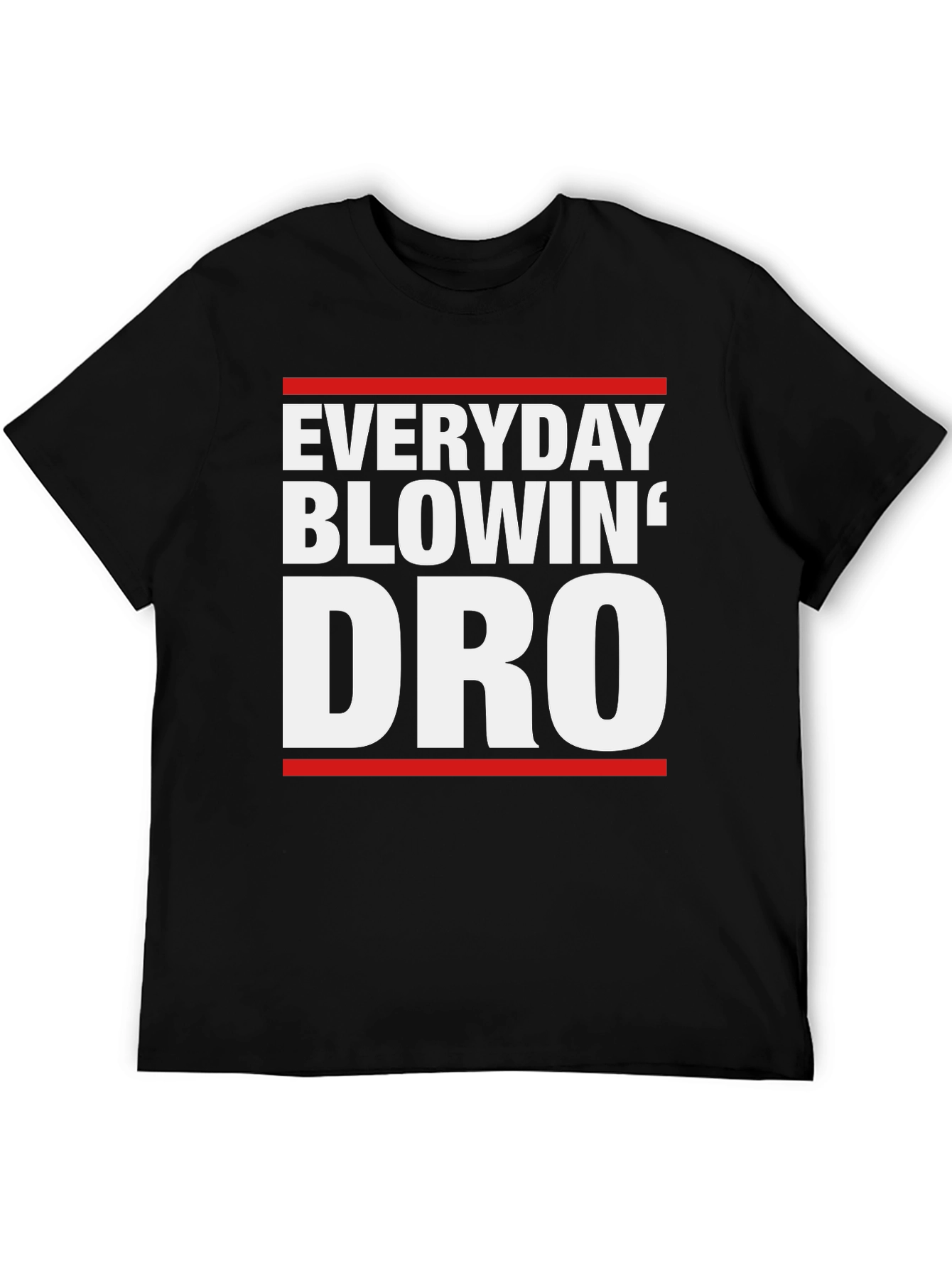 Black Everyday Blowing' DRO T-Shirt view 5