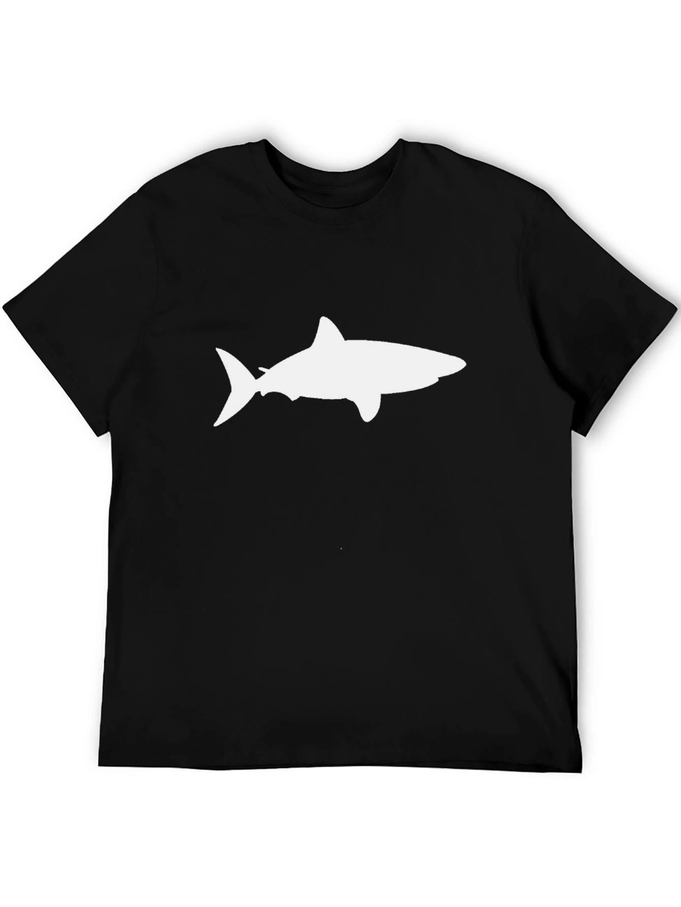 Black Shark Graphic Black T-Shirt view 5