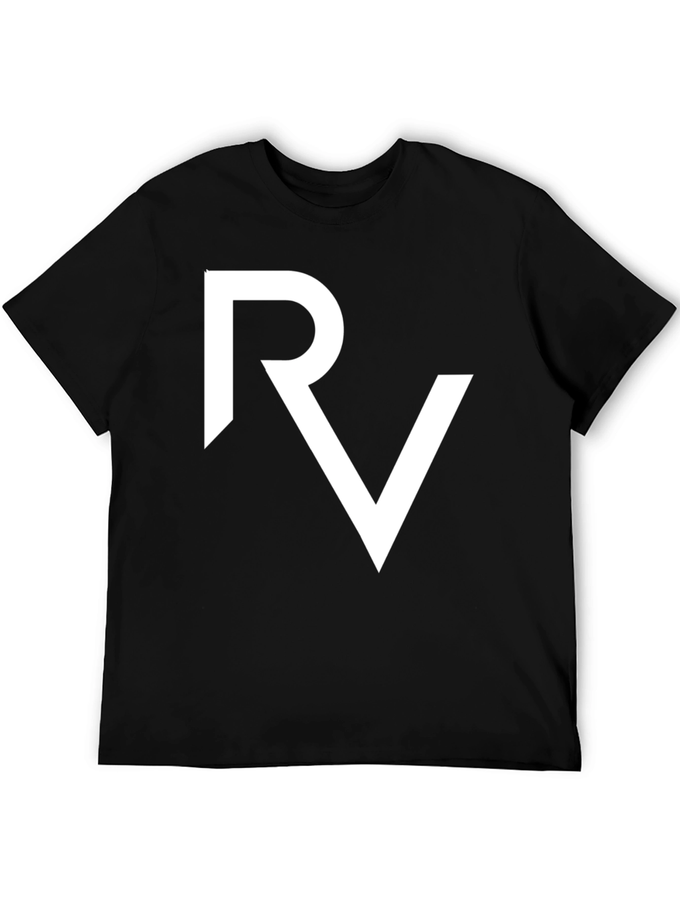 Black RV Logo Black T-Shirt view 5