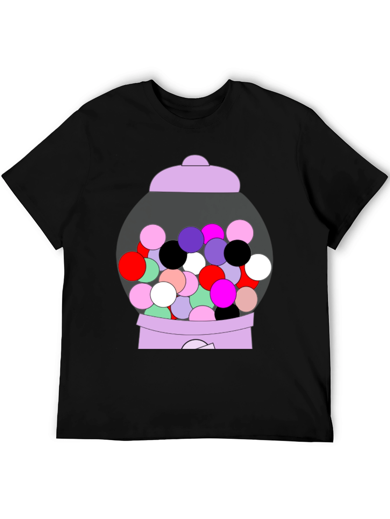 Black Gumball Machine Graphic Tee view 5