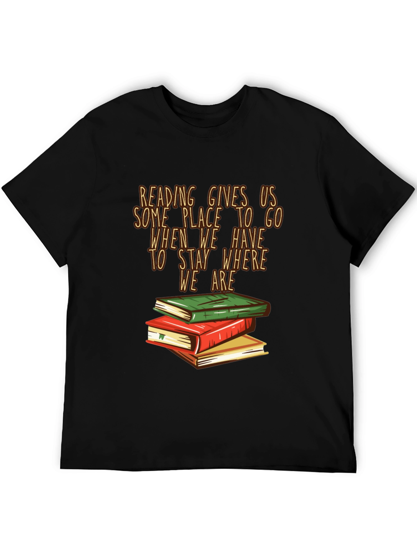 Black Reading Gives Us T-Shirt - Book Lover Tee view 5