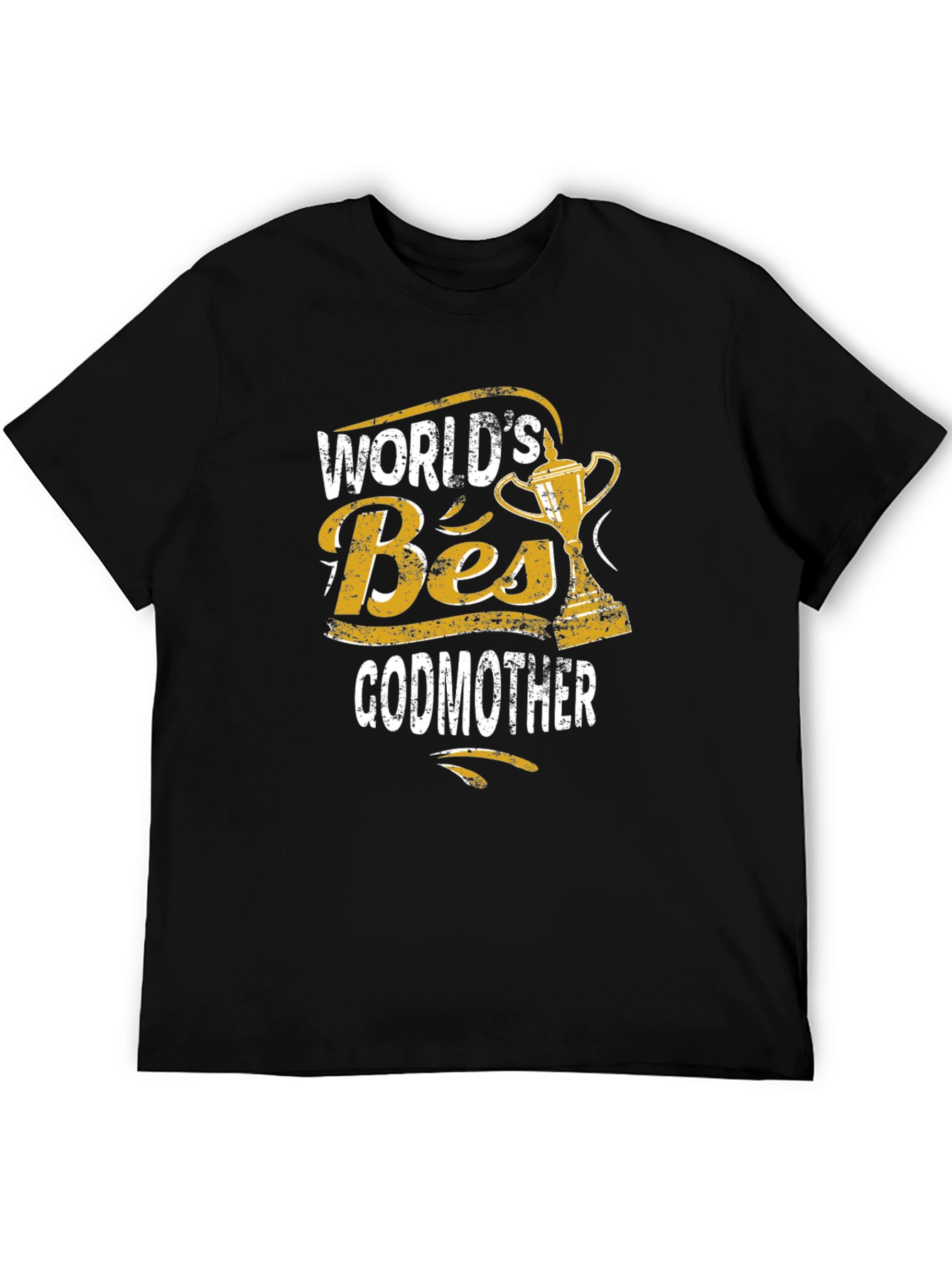 Black World's Best Godmother T-Shirt view 5