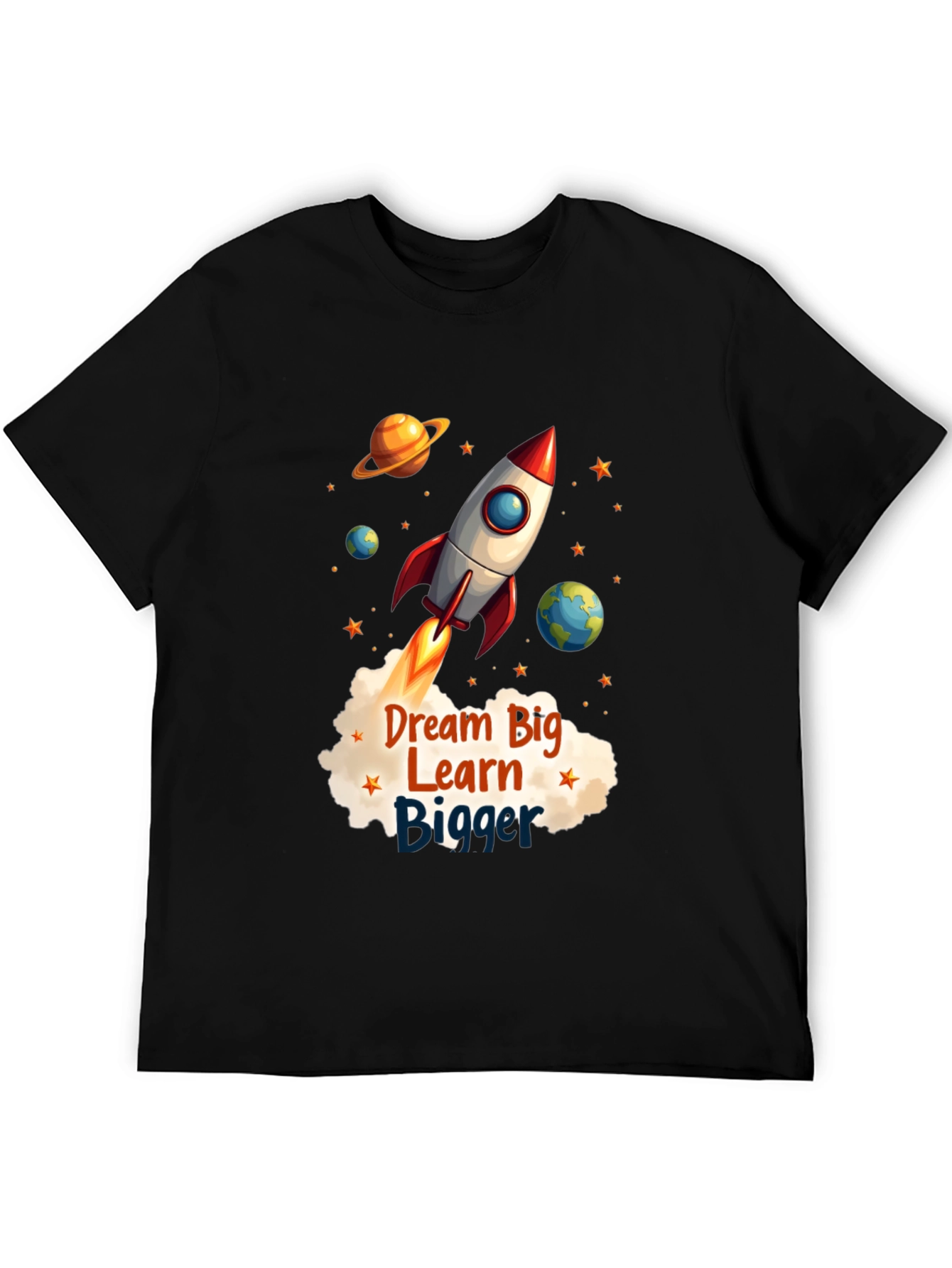 Black Dream Big Rocket T-Shirt view 5