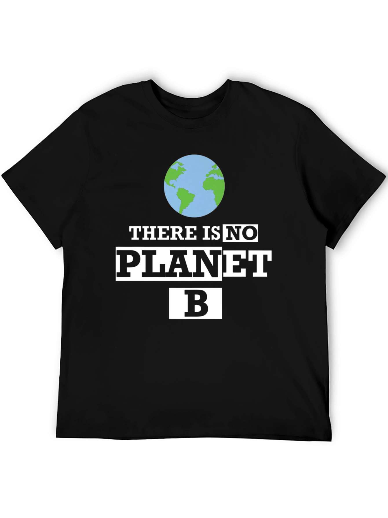 Black There is No Planet B Graphic T-Shirt view 5