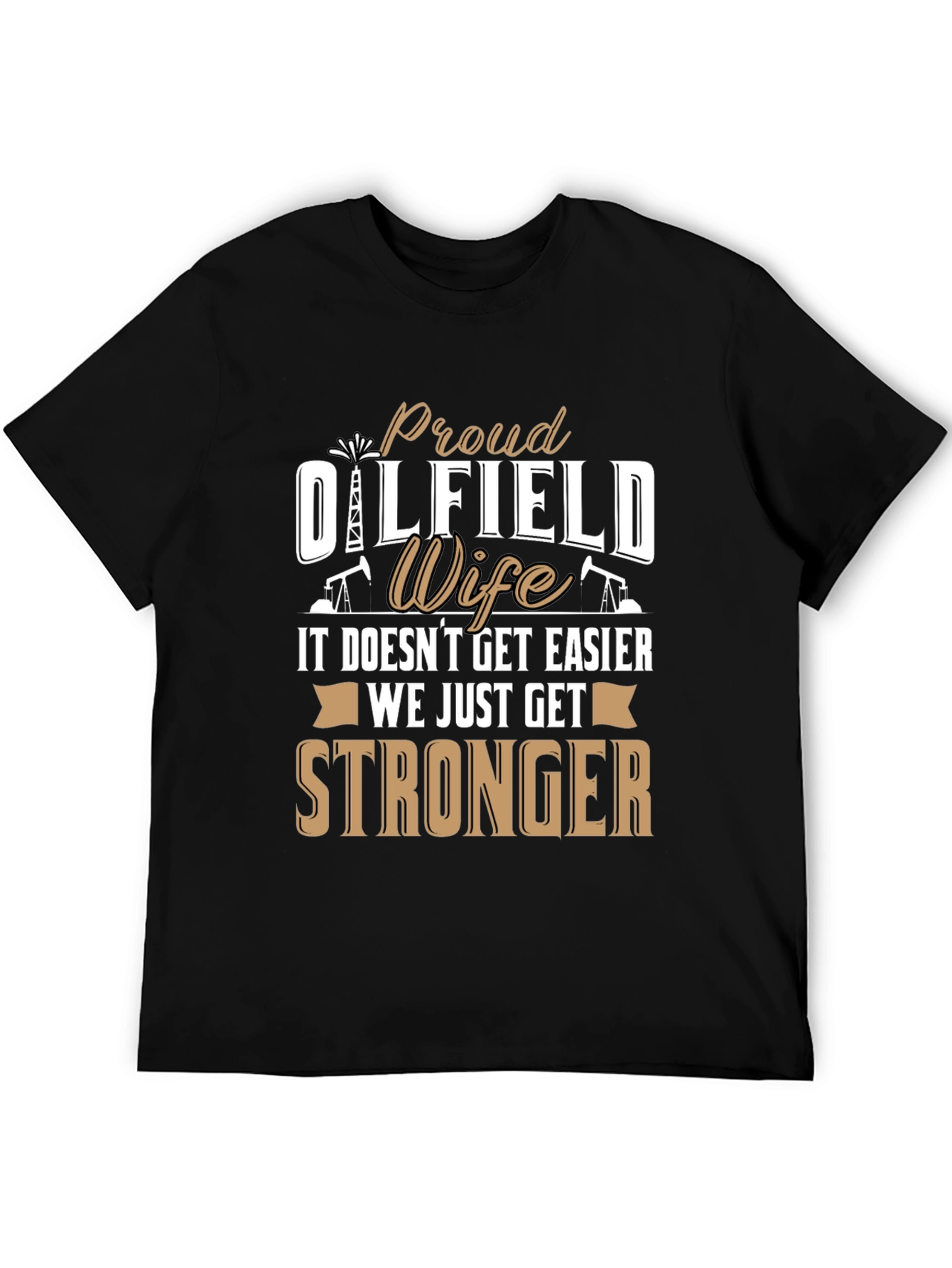 Proud Oilfield Wife Graphic T-Shirt - 5