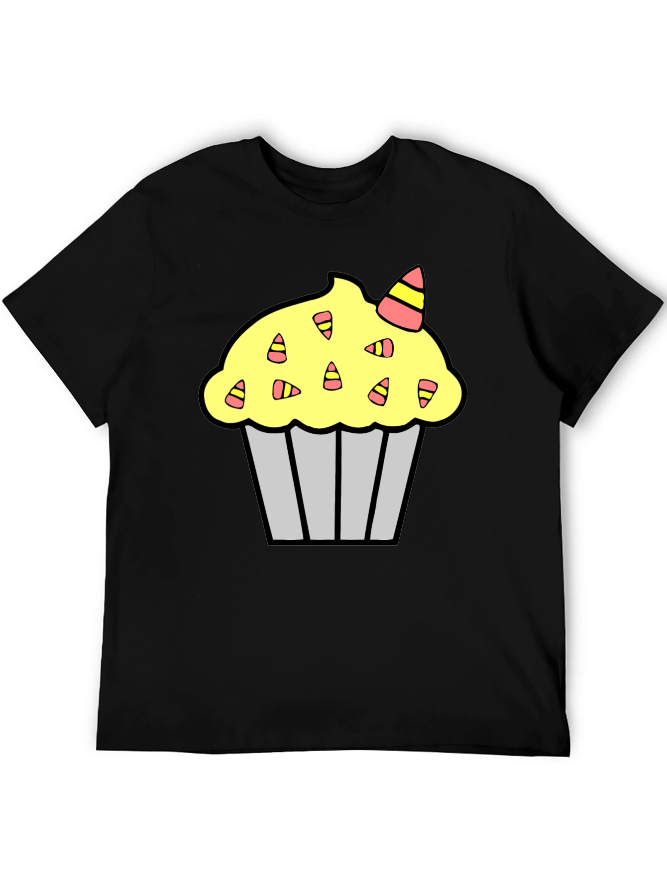 Black Cupcake Graphic T-Shirt view 5