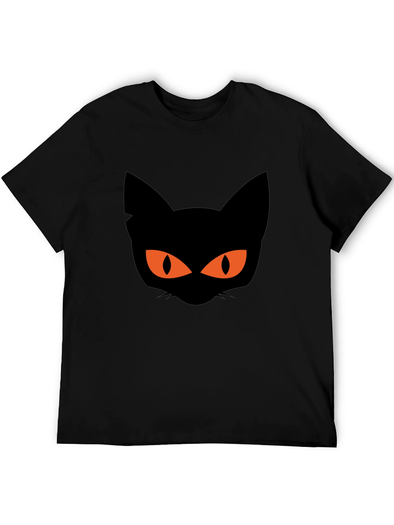 Black Black Cat Graphic Tee Halloween Shirt view 5