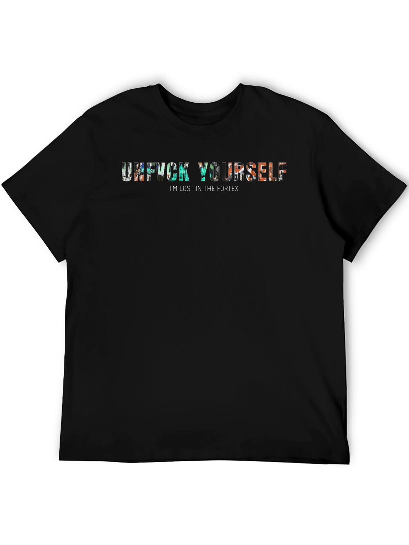 Black Edgy "Uh Fuck Yourself" Graphic Tee - Lost in the Fortex view 5