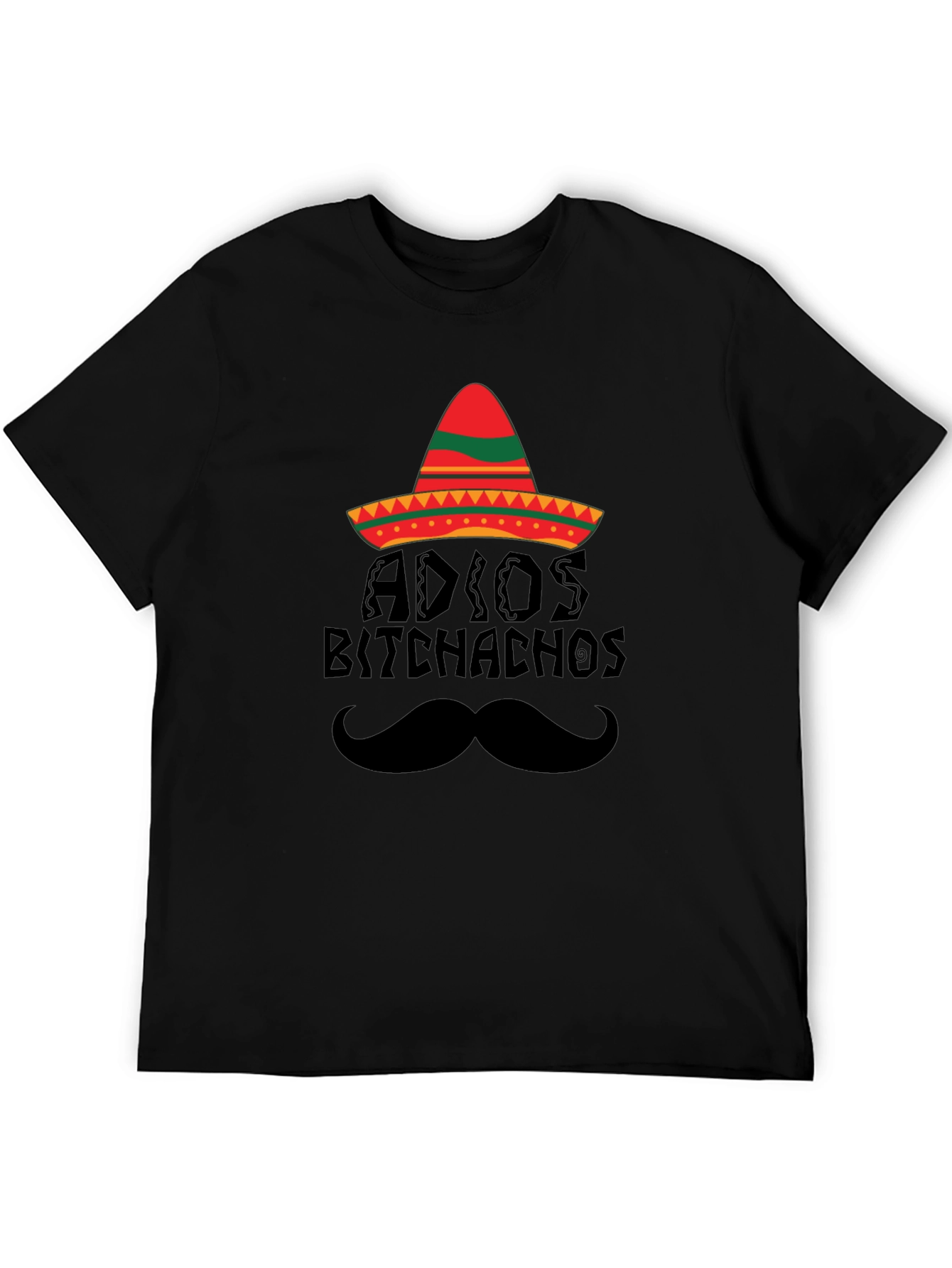 Black Adios Bitchachos Graphic Tee view 5