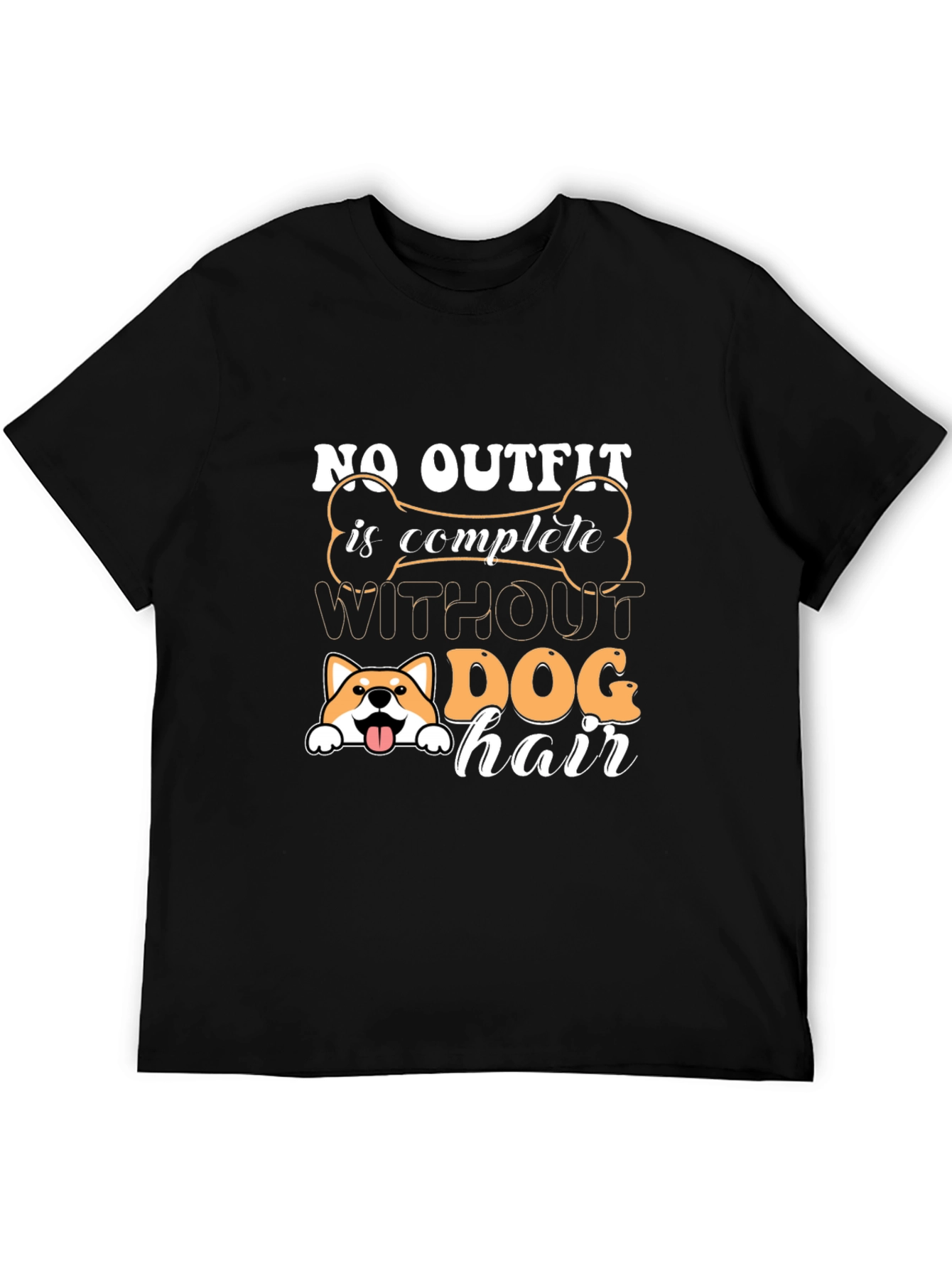 Black Dog Hair Complete Outfit Graphic Tee view 5