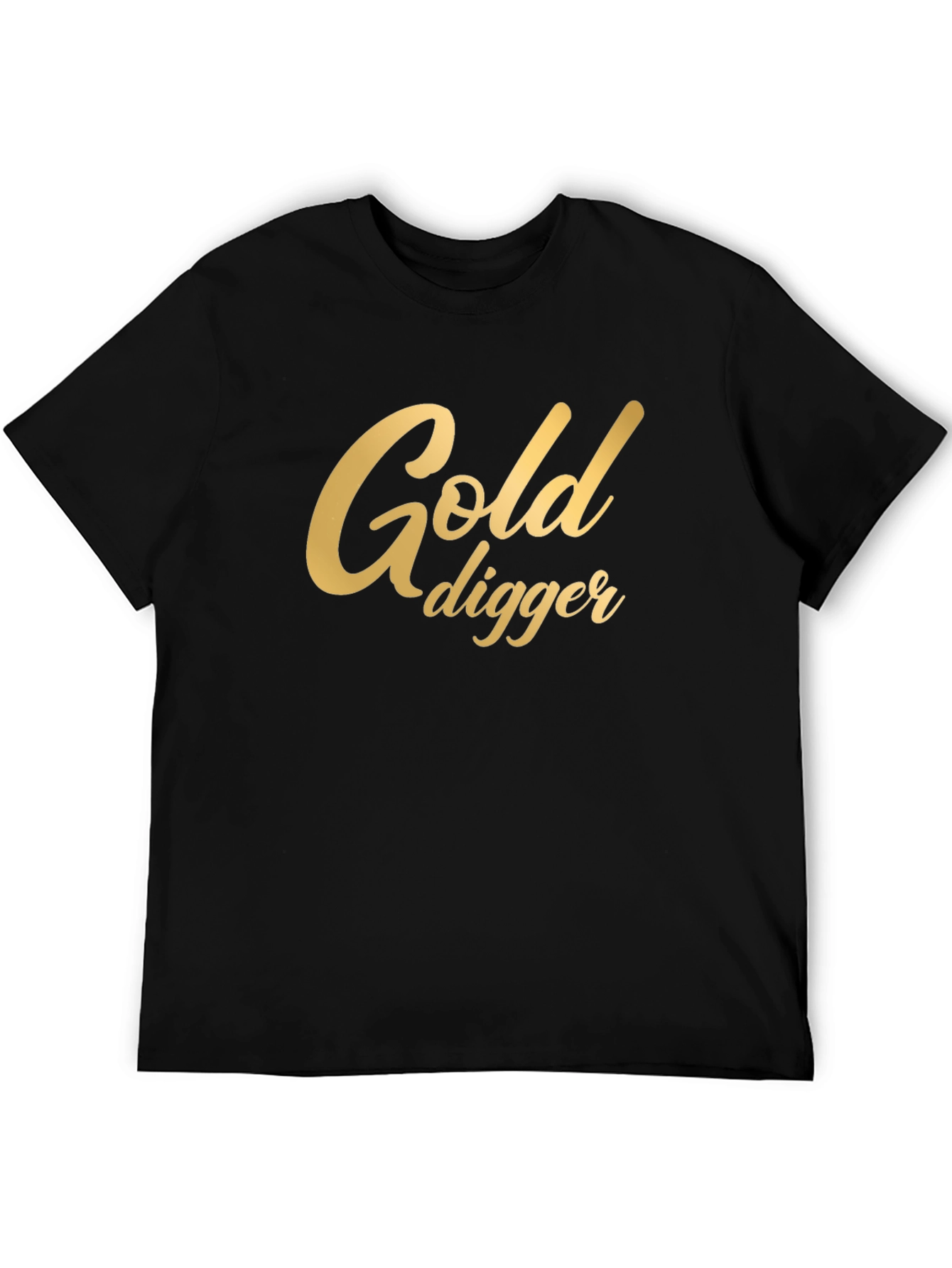 Black Gold Digger Black T-Shirt view 5