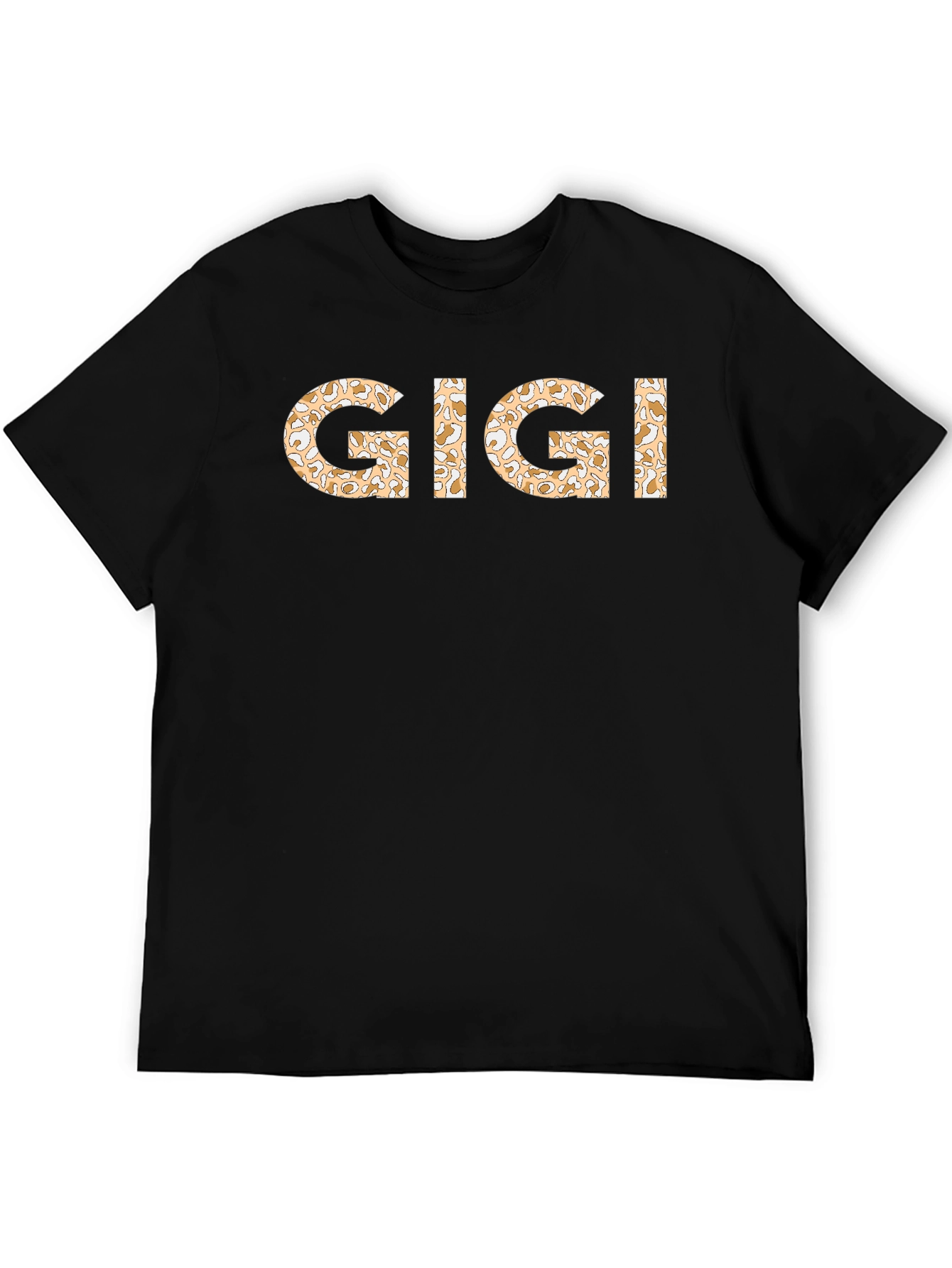 GIGI Printed Graphic Tee - Stylish Black T-Shirt - 5