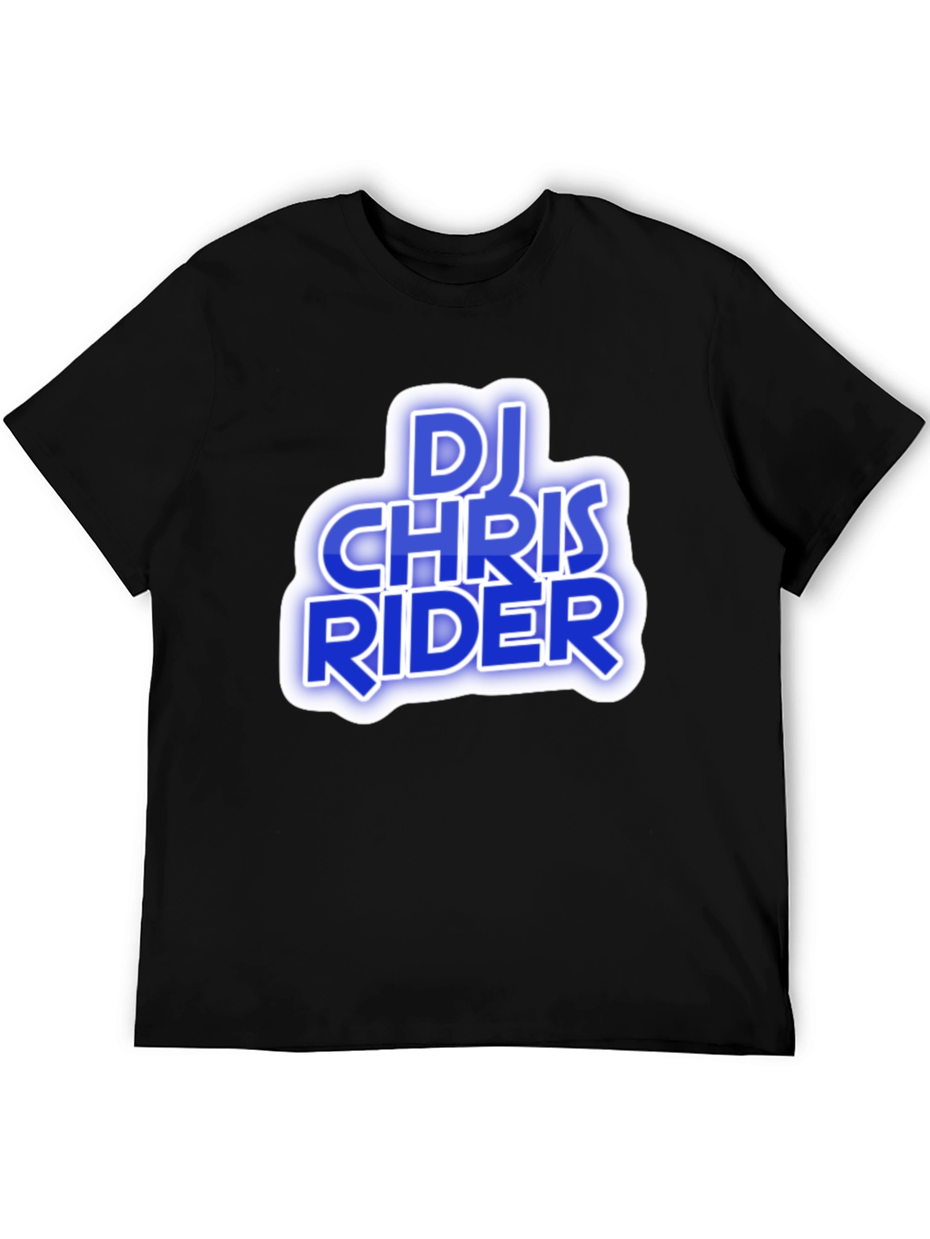 Black DJ Chris Rider T-Shirt - Cool Graphic Tee view 5