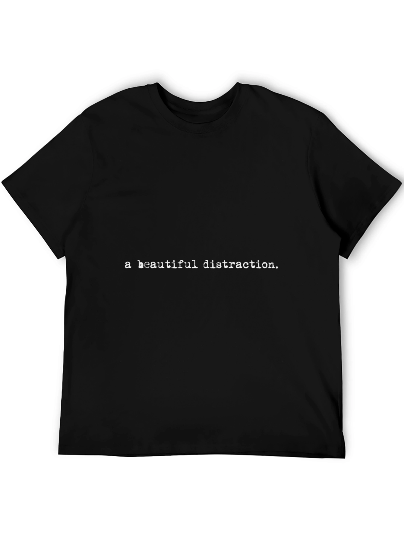 Black A Beautiful Distraction - Classic T-Shirt view 5