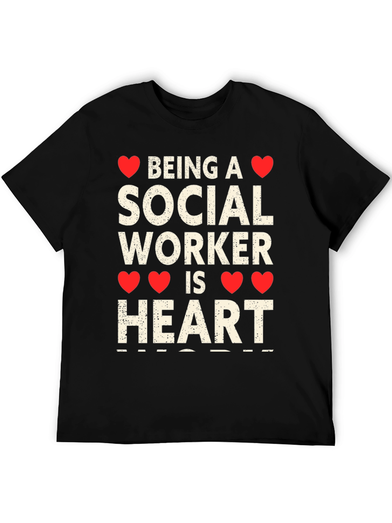 Social Worker Heart T-Shirt, Gift for Social Workers - 5