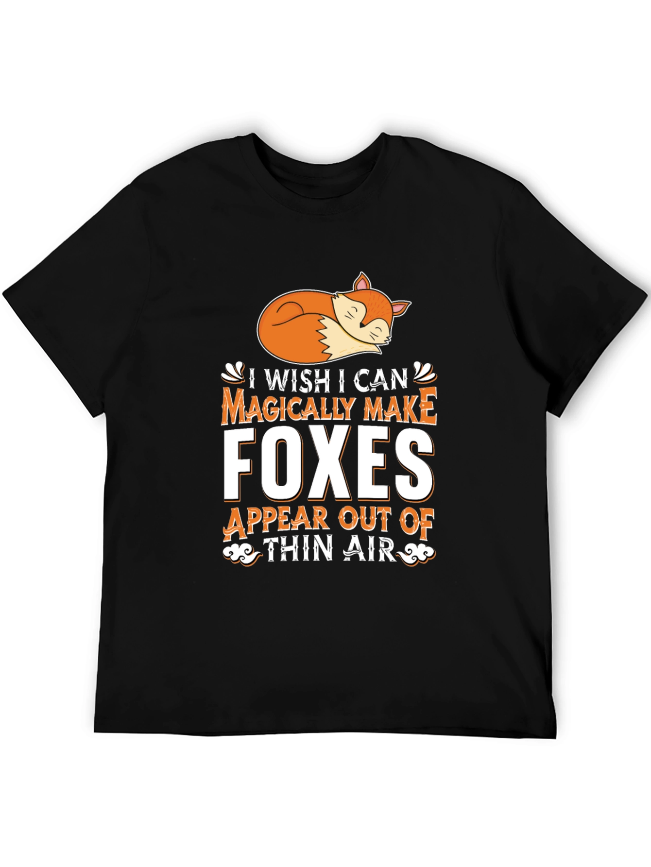 Black Magically Make Foxes Appear T-Shirt view 5