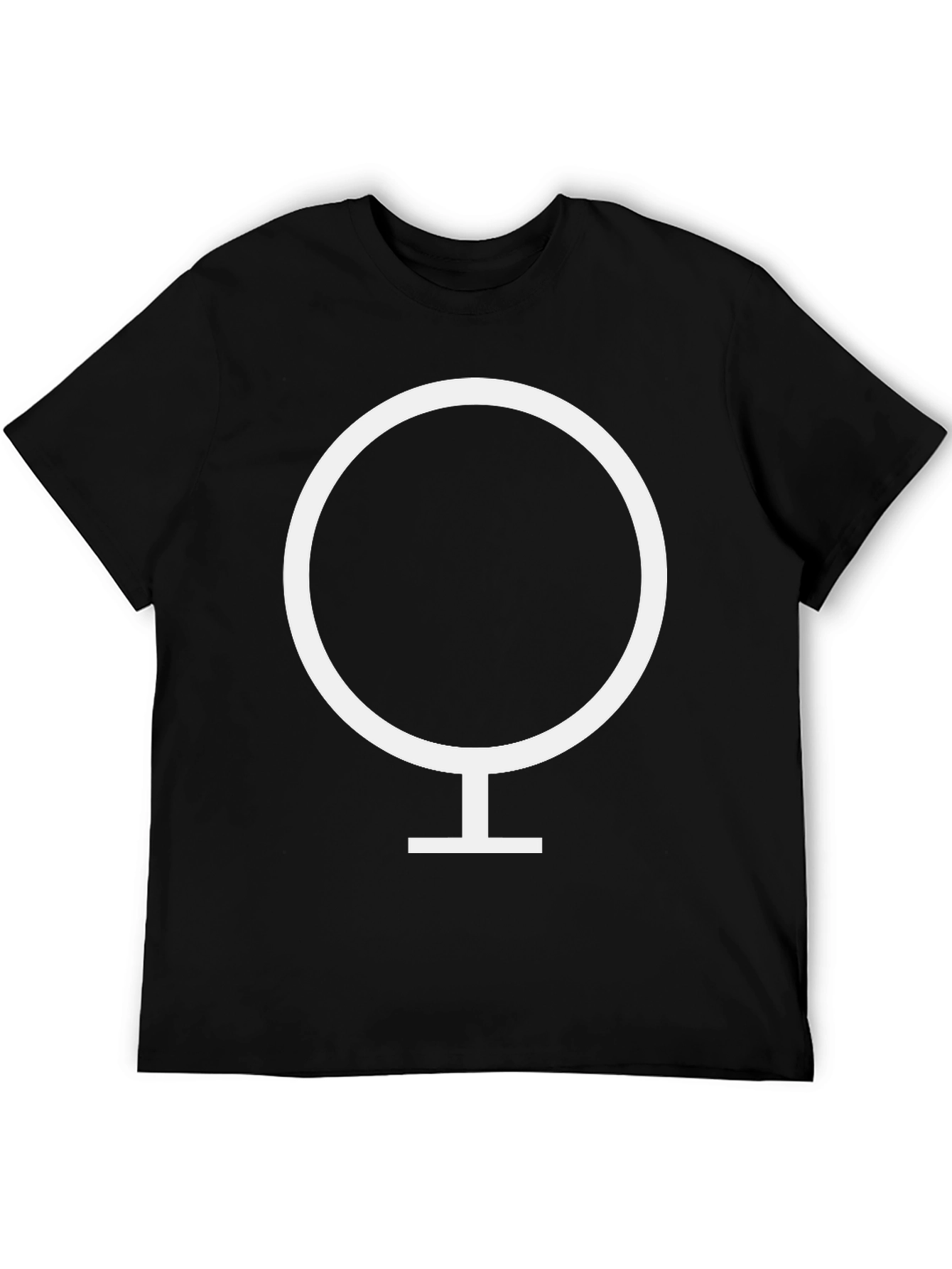 Black Venus Symbol T-Shirt - Stylish & Comfortable Tee view 5